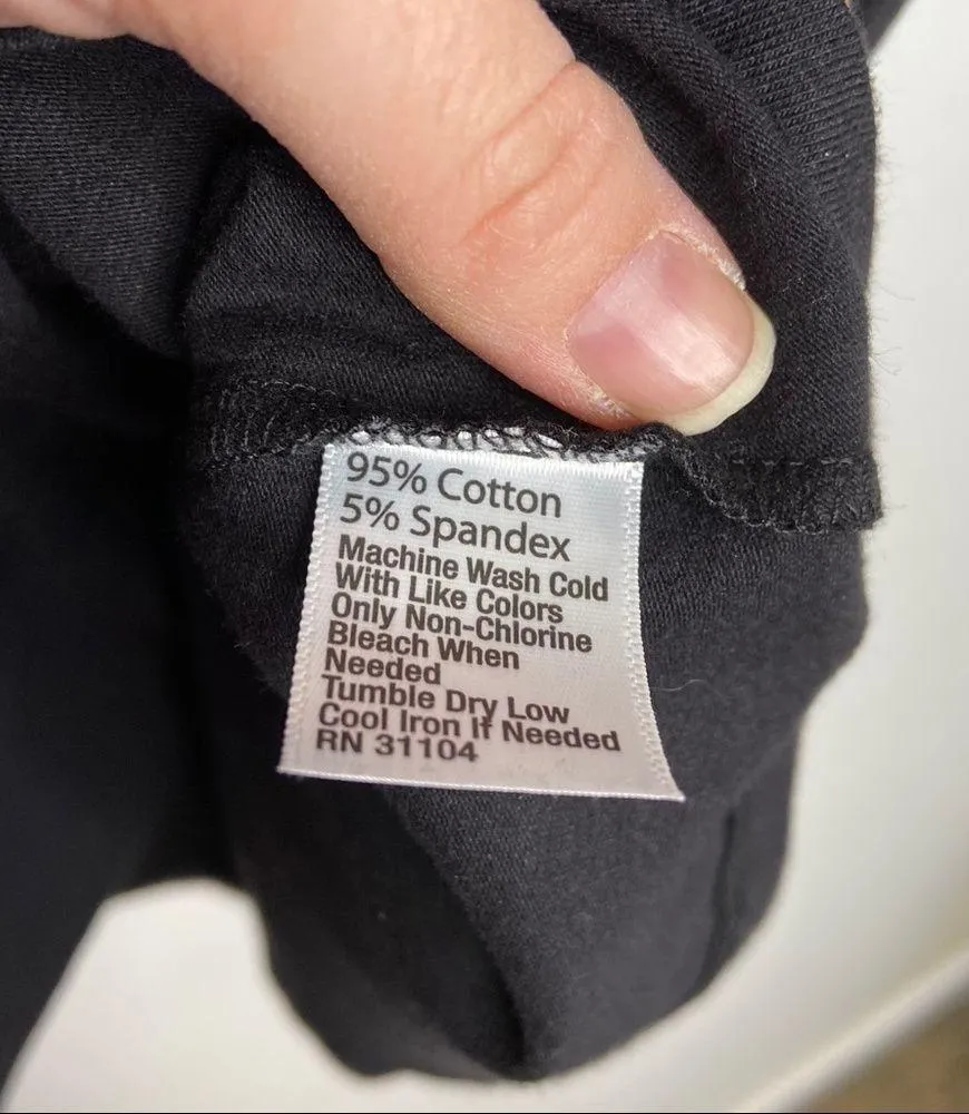 NWT New Directions Essential Black Basic Tee Shirt Size XL - Image 9