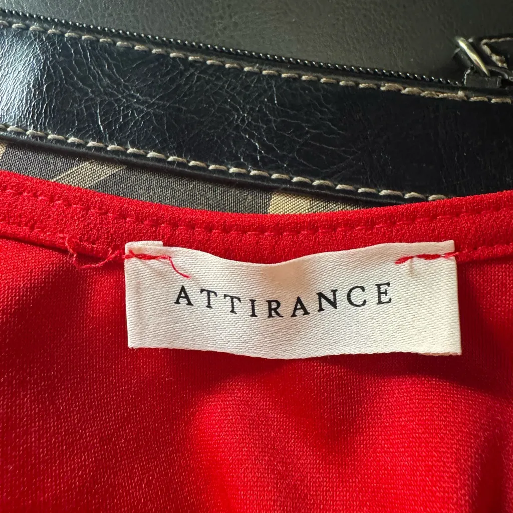 Attriance Deep Red Corset Cropped Top - Image 2