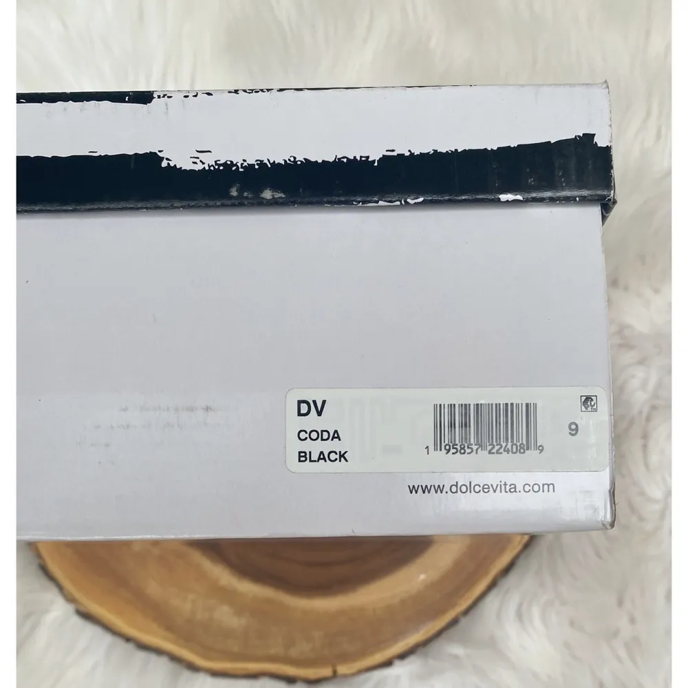 NIB Dolce Vita Coda Black Platform Sandal Size 9 - Image 10