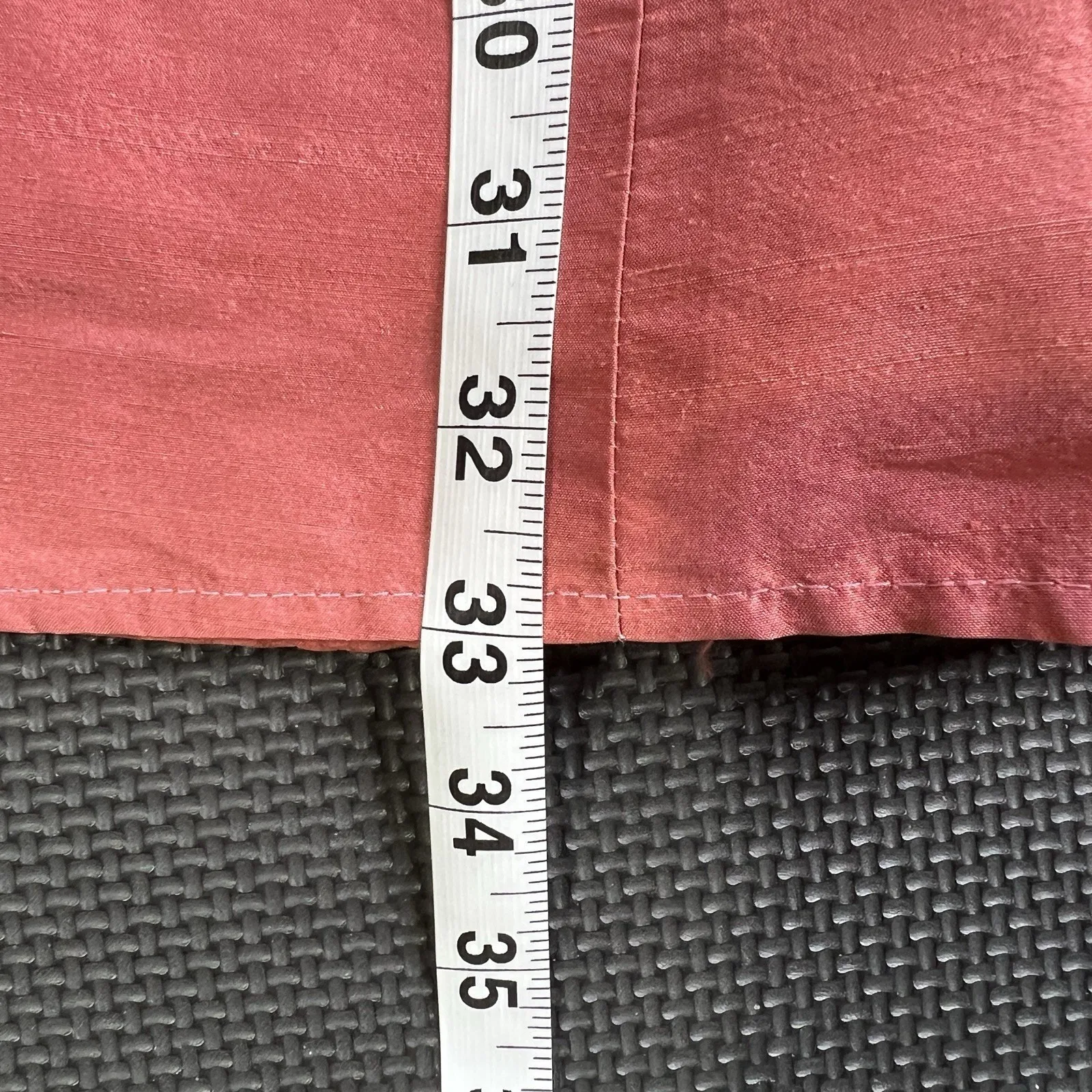 Cicada Strapless Red Silk Dress Fit & Flare Cocktail Formal USA Made‎ Med Orange - Image 11