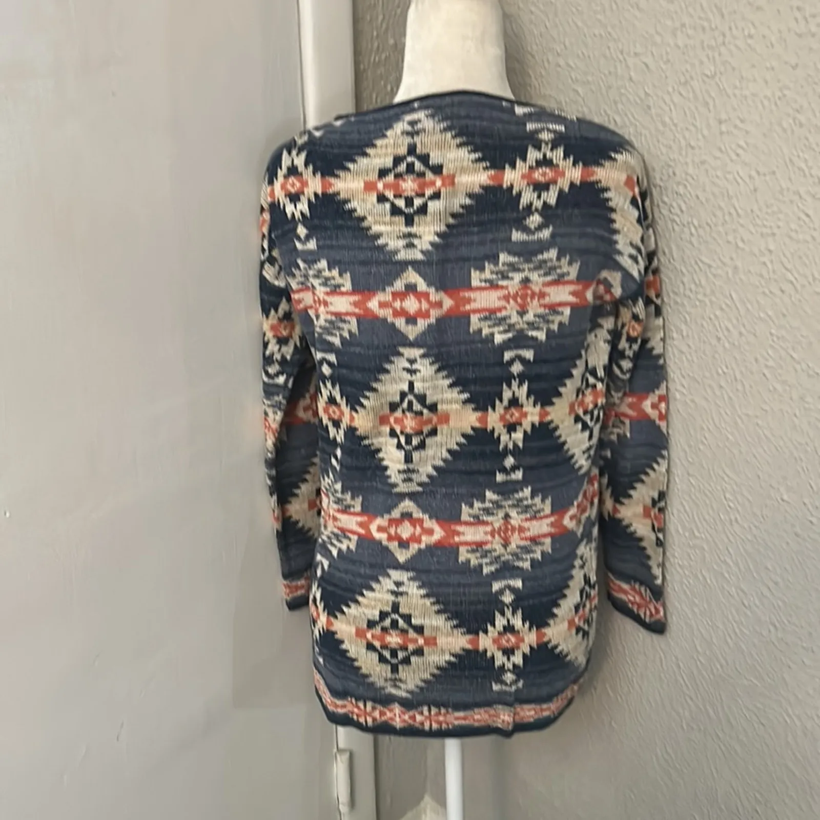 DENIM & SUPPLY Ralph Lauren Pullover S Aztec Southwestern Heritage Preppy Winter - Image 3