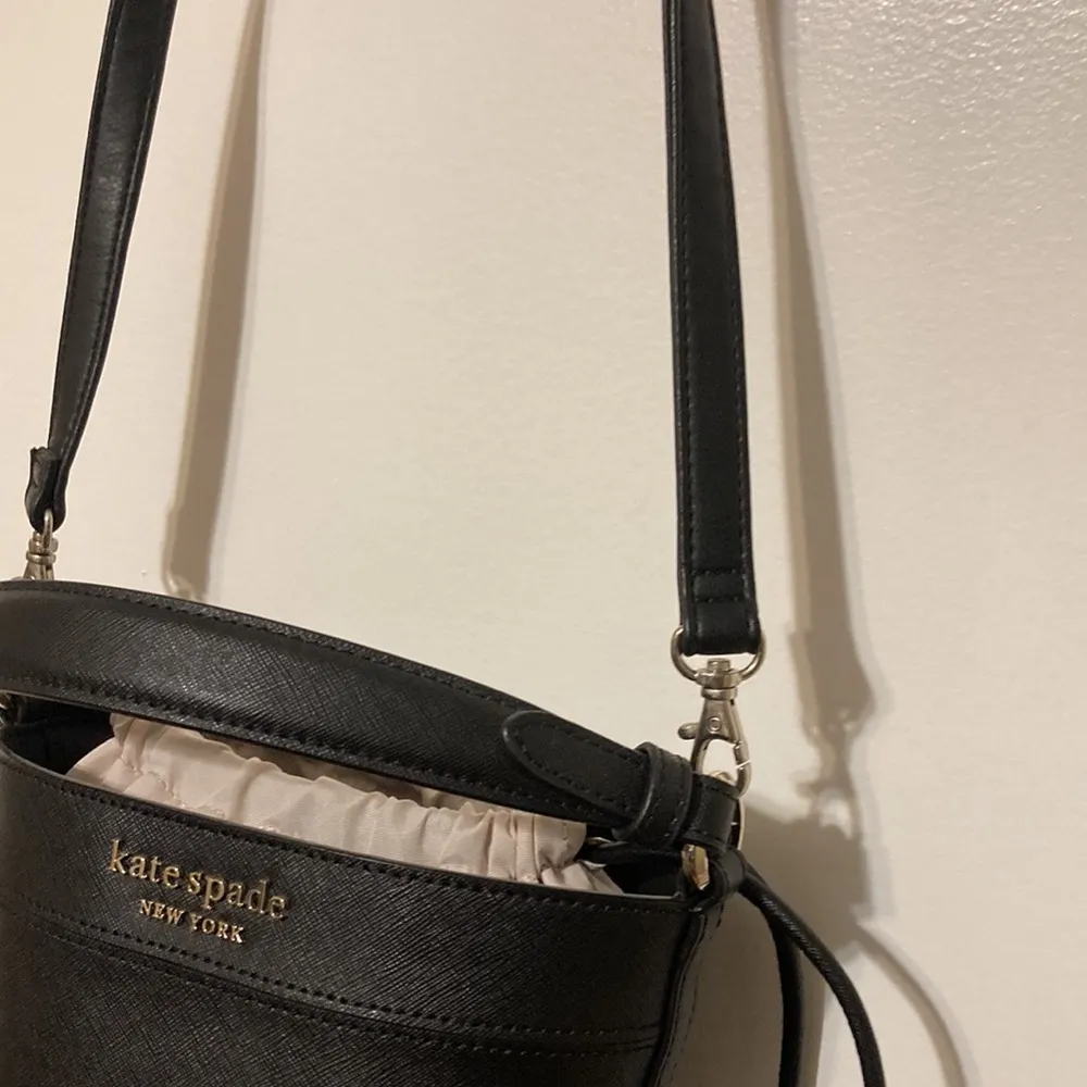 Kate Spade Cameron Small Bucket Bag Black/Silver - Image 12