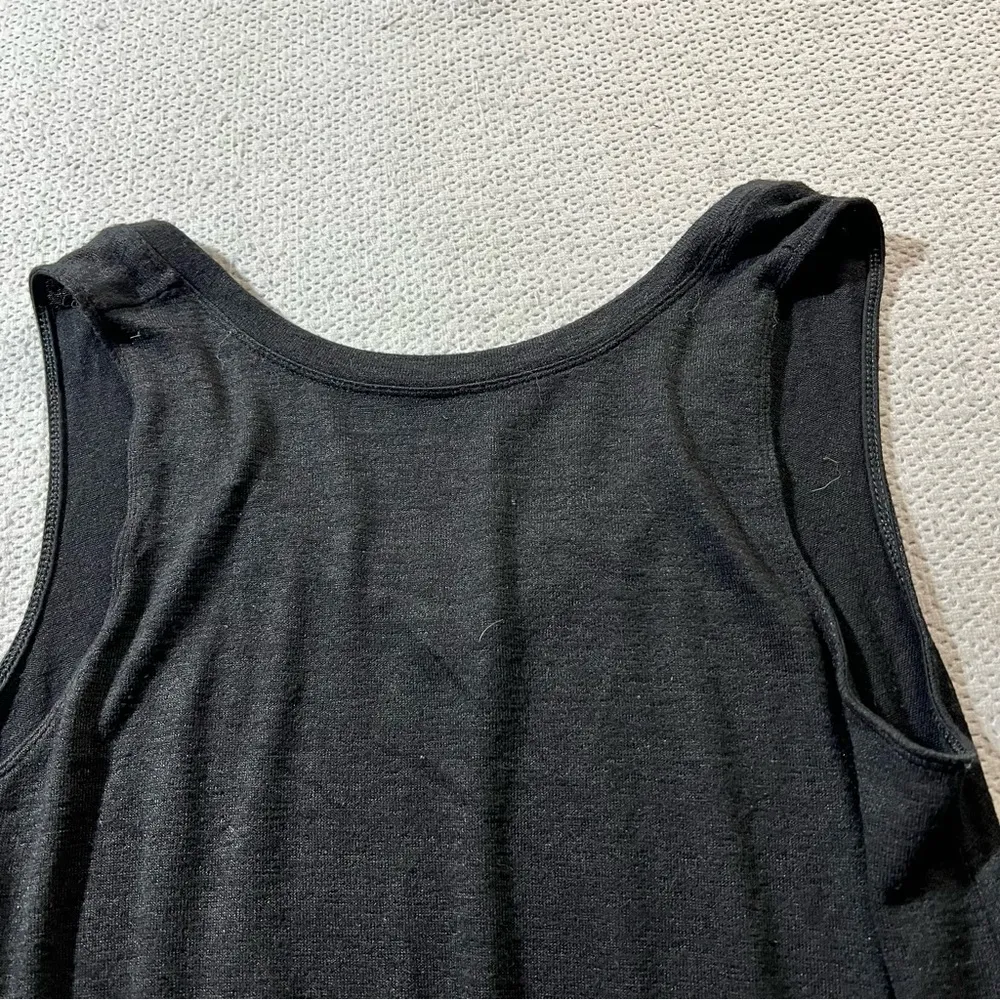 Wilfred Free Black Sleeveless Sweat Romper Size Small Athleisure Loungewear EUC - Image 3