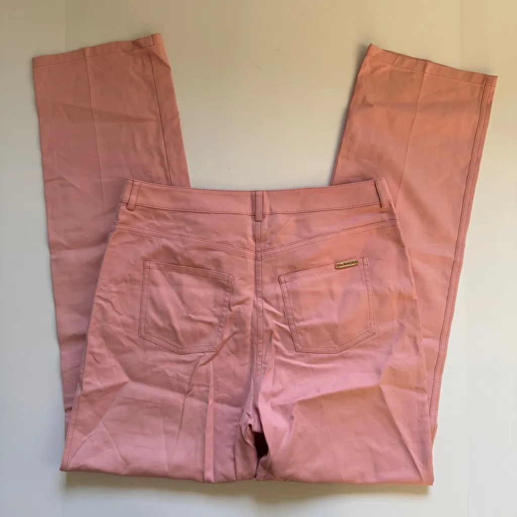 St. John Yellow Tag Pink Trousers Size 8 - Image 3