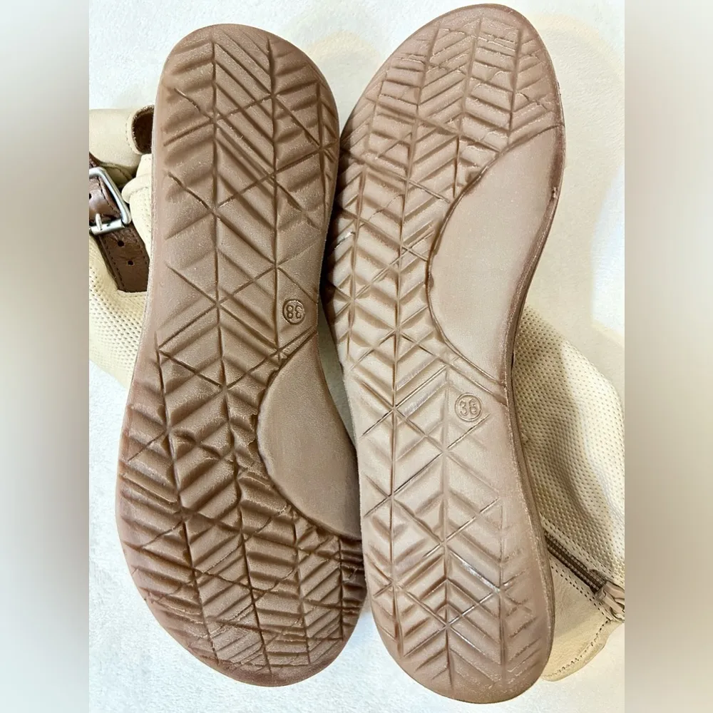 Miz Mooz Women’s Forge Leather Studded Gladiator Sandals in Stone Size 38 - Image 14