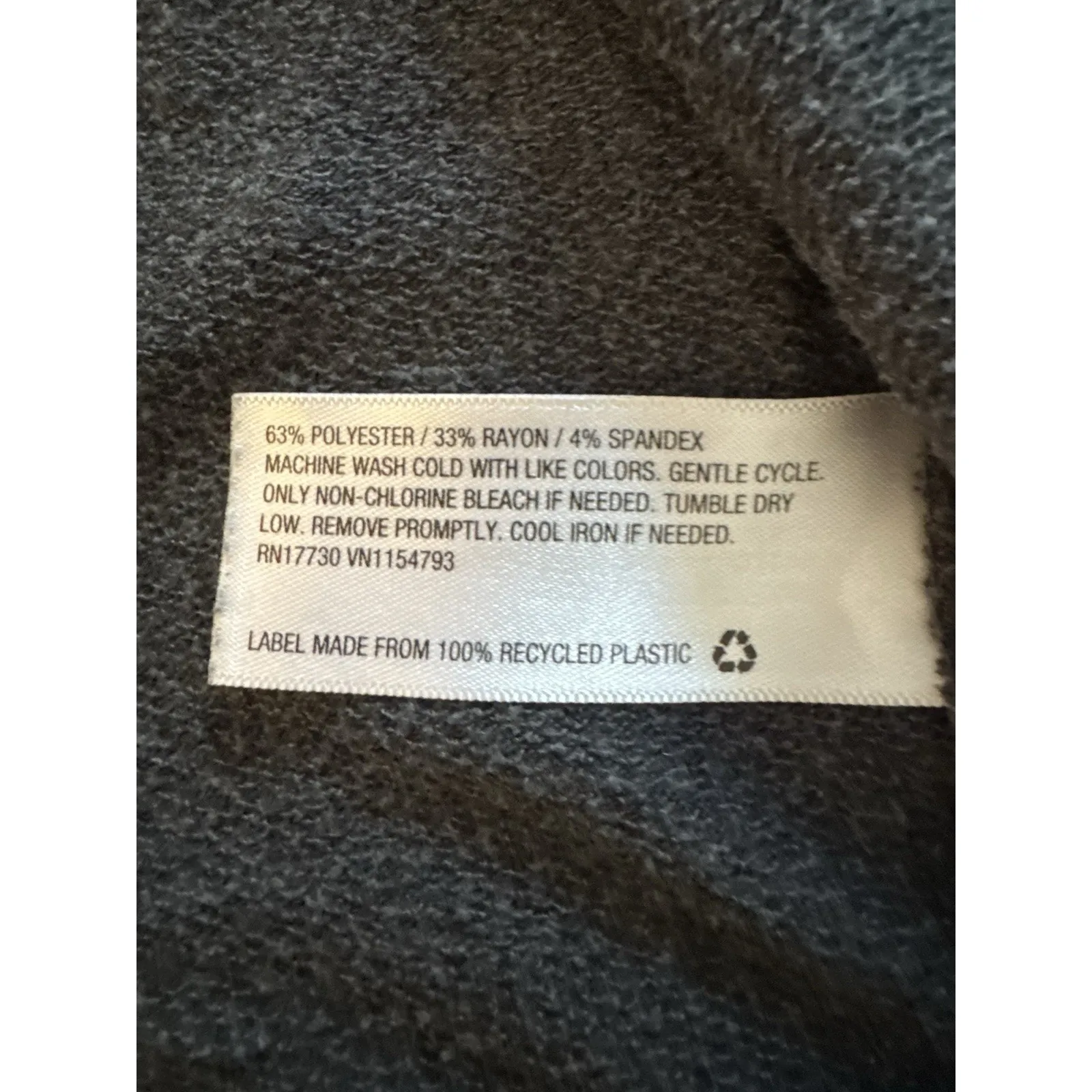 Women’s Mossimo Supply Co Gray Cold Shoulder Sweater Ruffle Cottagecore XXL - Image 6