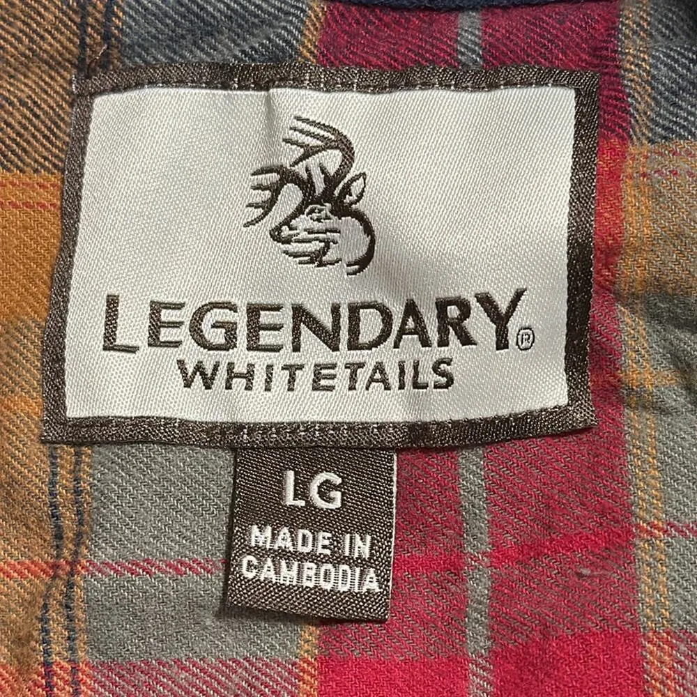 Legendary Whitetails large Lumber Jane Flanellhemd mit Kapuze Button - Image 9