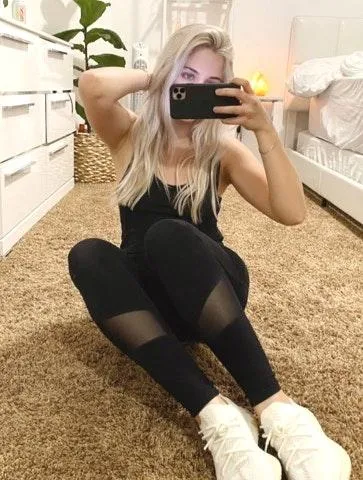 Forever 21 Black Mesh Leggings - Image 3