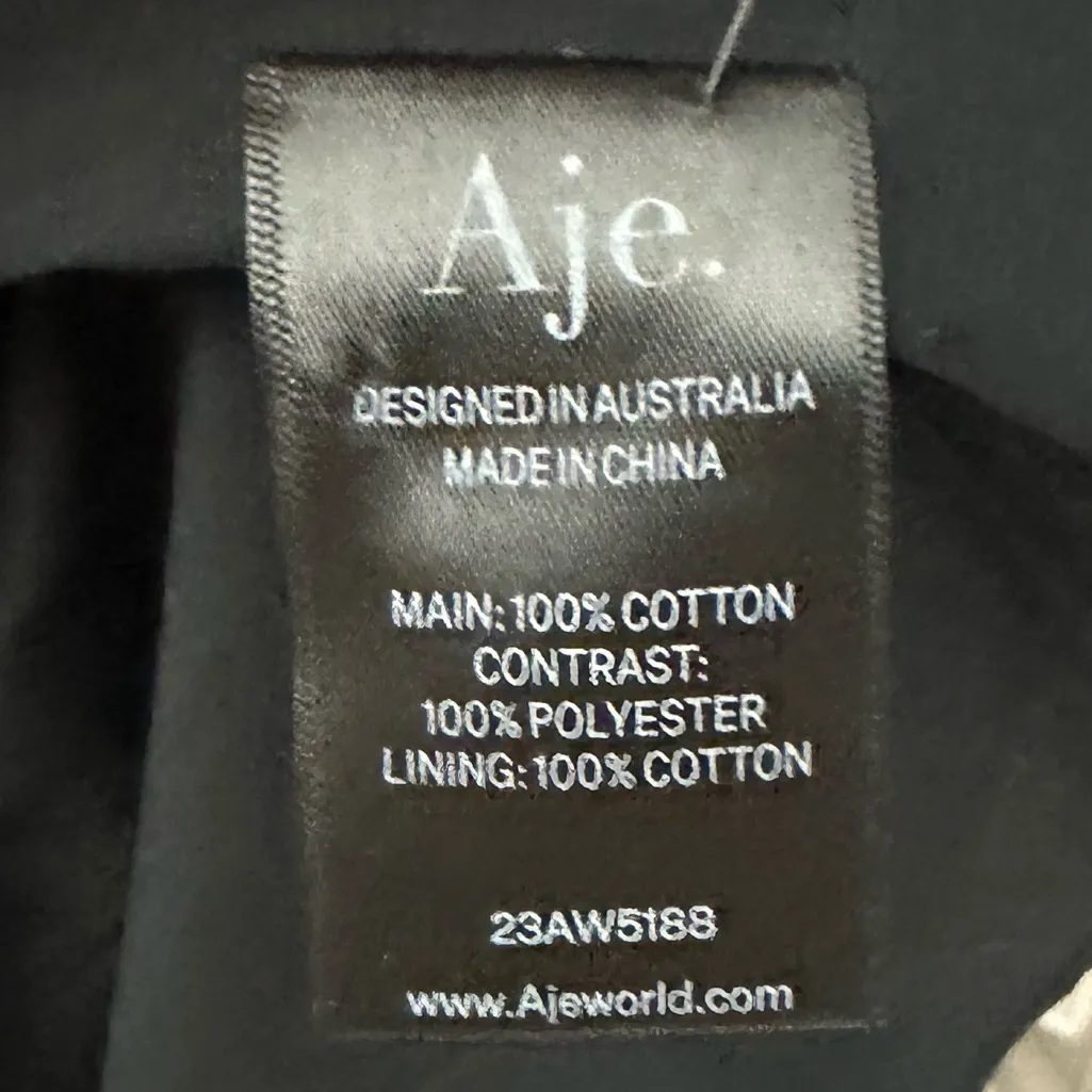 NWT Aje Black Valentina Cotton Poplin Bow - Image 10