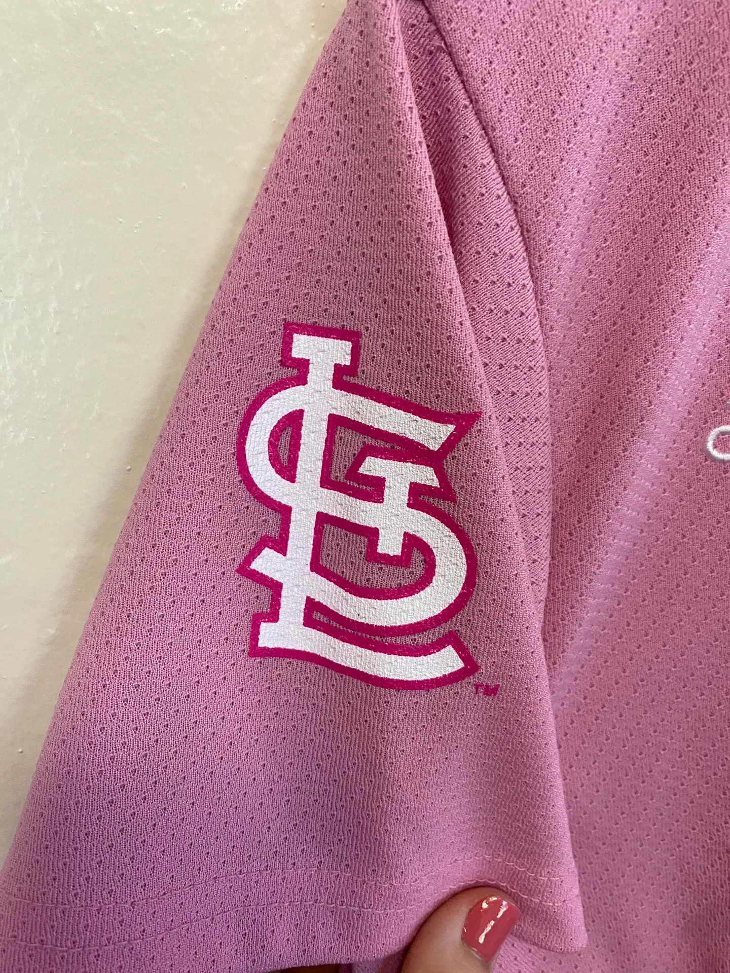Adidas Pink Cardinals Jersey  - Image 5
