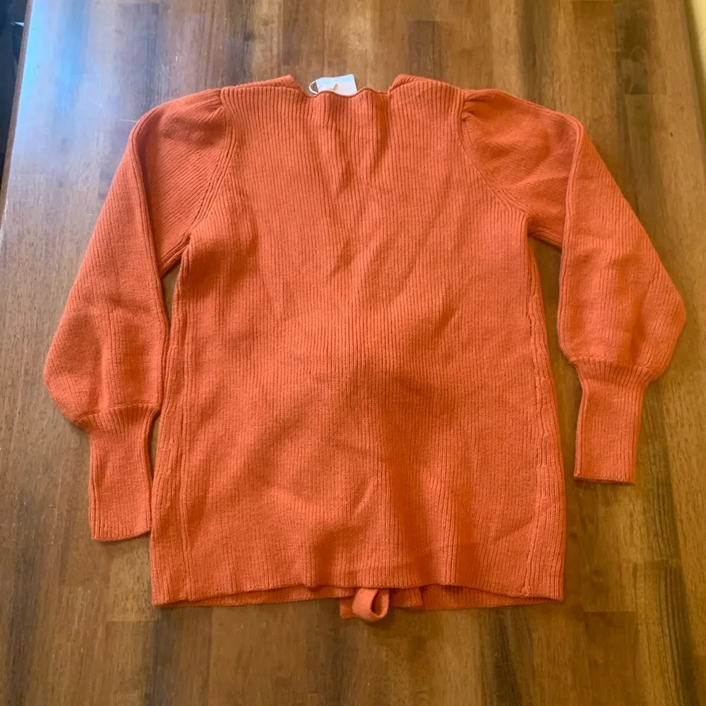 Kirundo NWT Wrap Sweater Medium Orange v - Image 8