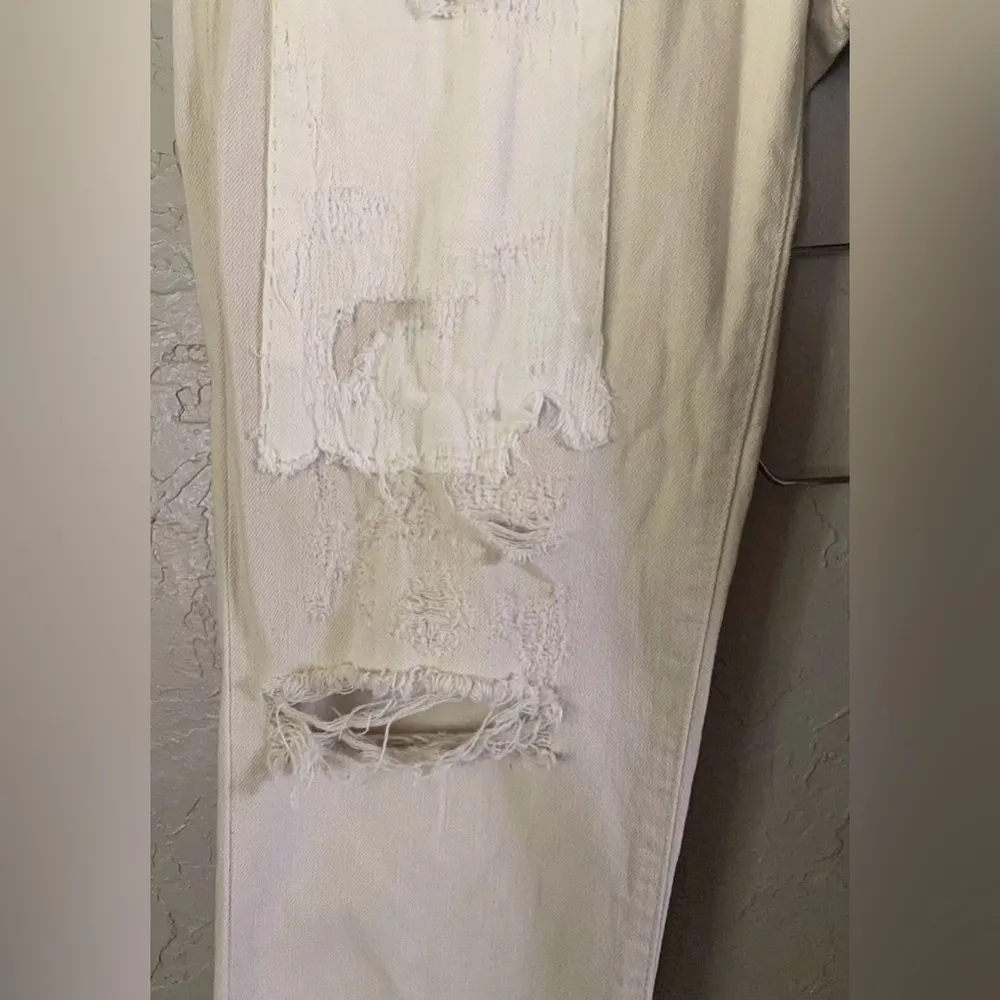 Ralph Lauren Polo Wm’s Jeans 28 Distressed Astor Slim Patchwork Boyfriend Cut - Image 3