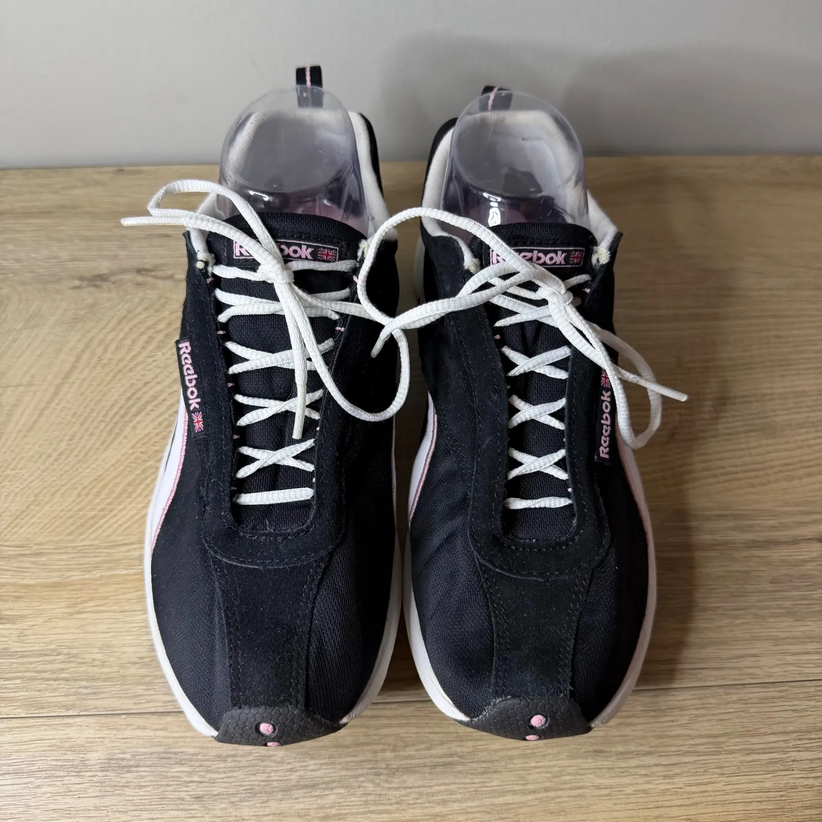 Reebok Memory Tech LT Black Pink White Running Shoes Walking Sneakers Womens 8.5 - Image 4