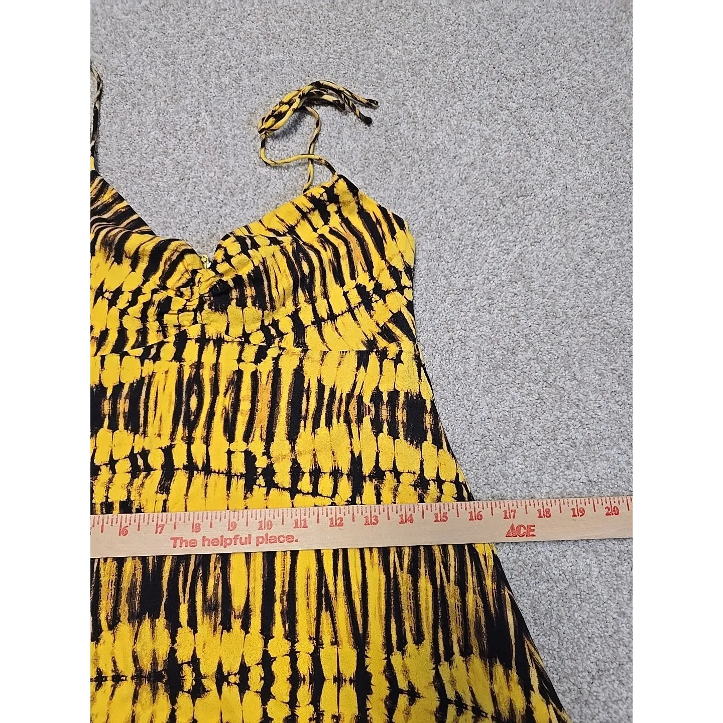 Alice + Olivia Raquel Minidress Sun Drenched Sunbeam Sz 6 Vacation Beach‎ Resort - Image 9