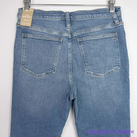 NEW Madewell Cali‎ Demi-Boot Jeans in Dorrance Wash: TENCEL™ Denim Edition, 24 - Image 10