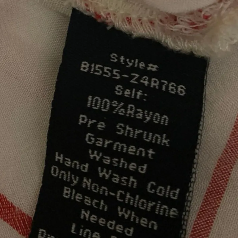 Sanctuary White Multicolor Plaid Checkered Long Sleeve Button Down Shirt Top S - Image 4