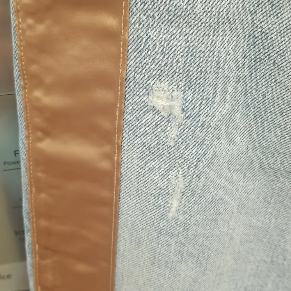 💕AMO💕 The Ribbon Loverboy Jean Indigo Adobe Ribbon 32 100% Cotton Button Fly Blue - Image 14