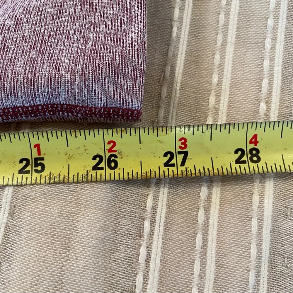 Outdoor Voices Colorblock Activewear Workout Leggings in Berry Pink Extra Small - Image 10