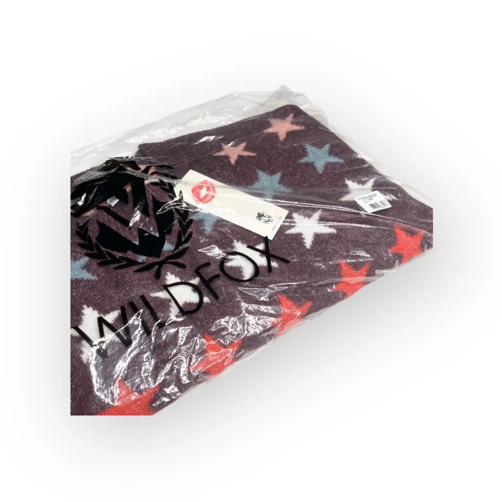 new Wildfox Couture ★ Rainbow Star Elektra Knit Sweater ★ Crushed Berry ★ Large - Image 8