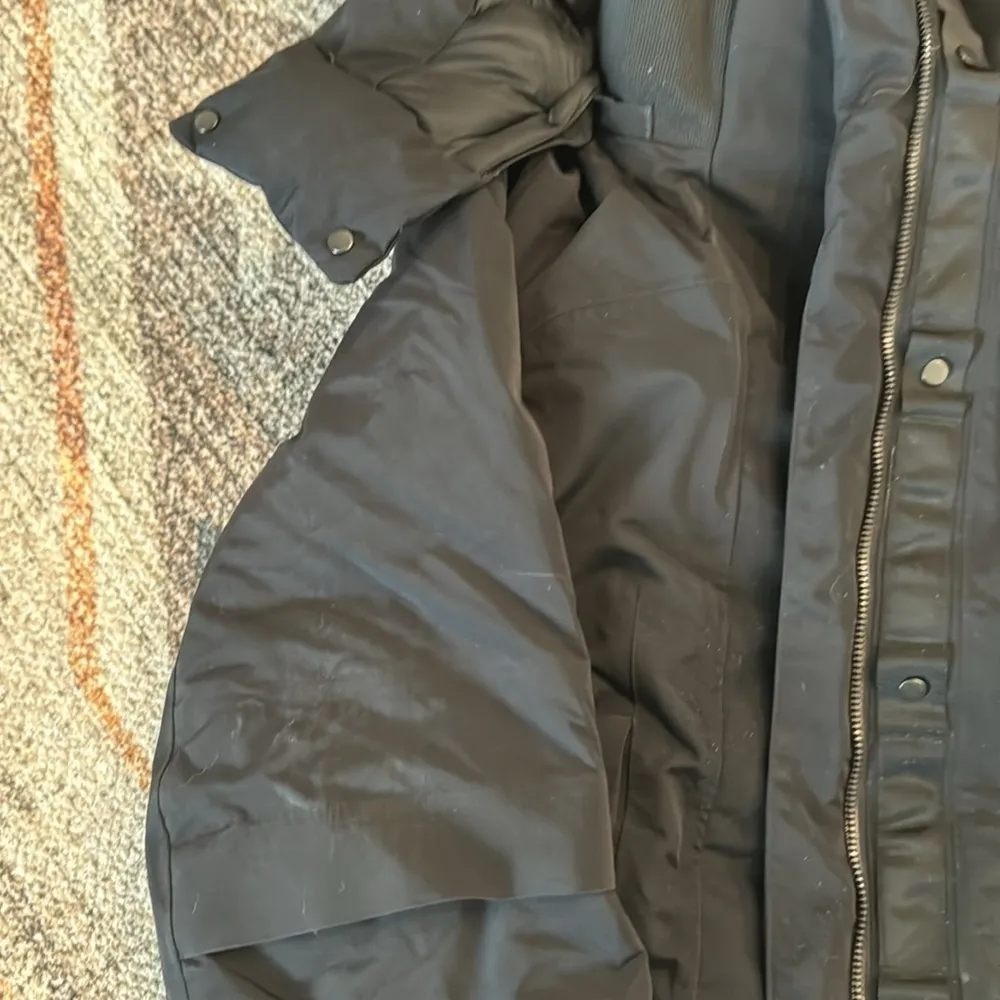 Lululemon Winter Warrior Bomber Black Parka Black Size 4 NEW - Image 11