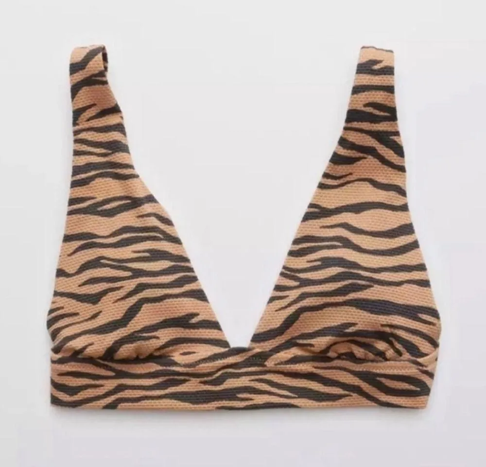 Aerie Pique Zebra print High Waisted Bikini Small/ Medium NEW - Image 8