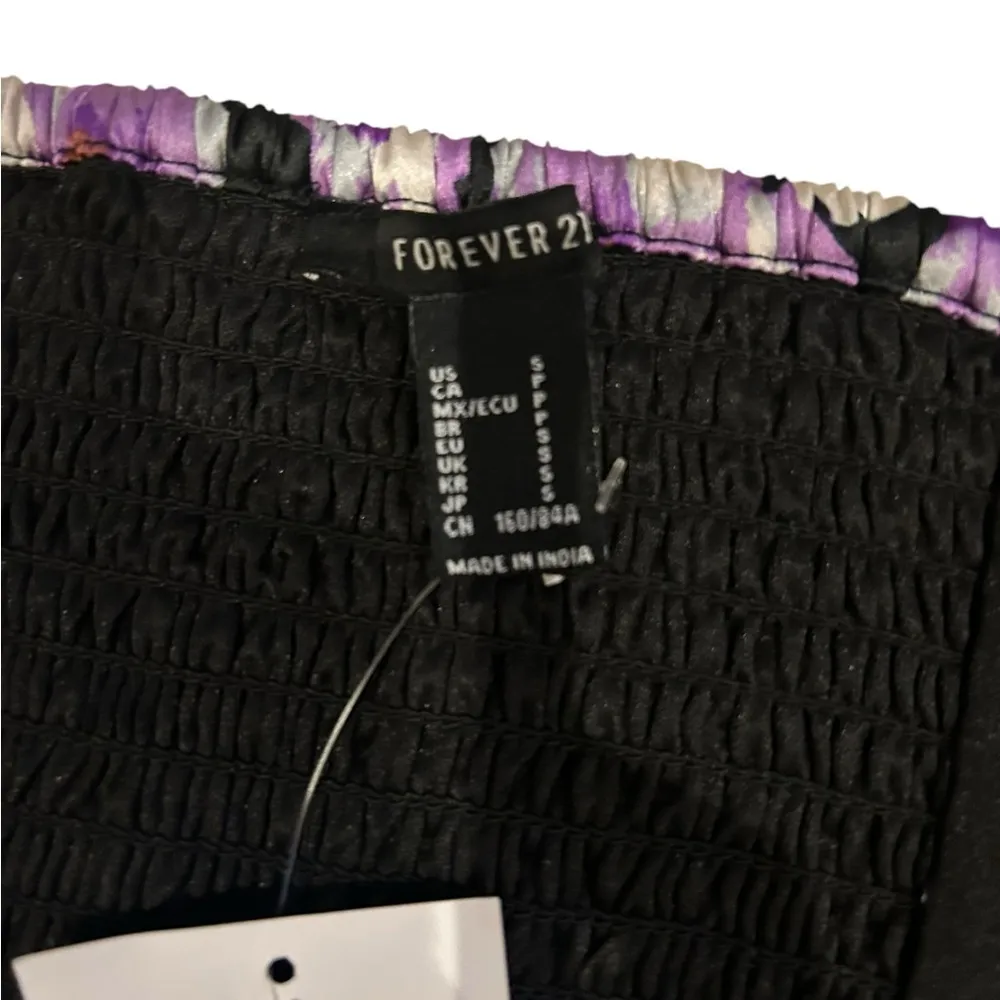 NWT Floral Strapless Corset Top - Image 6