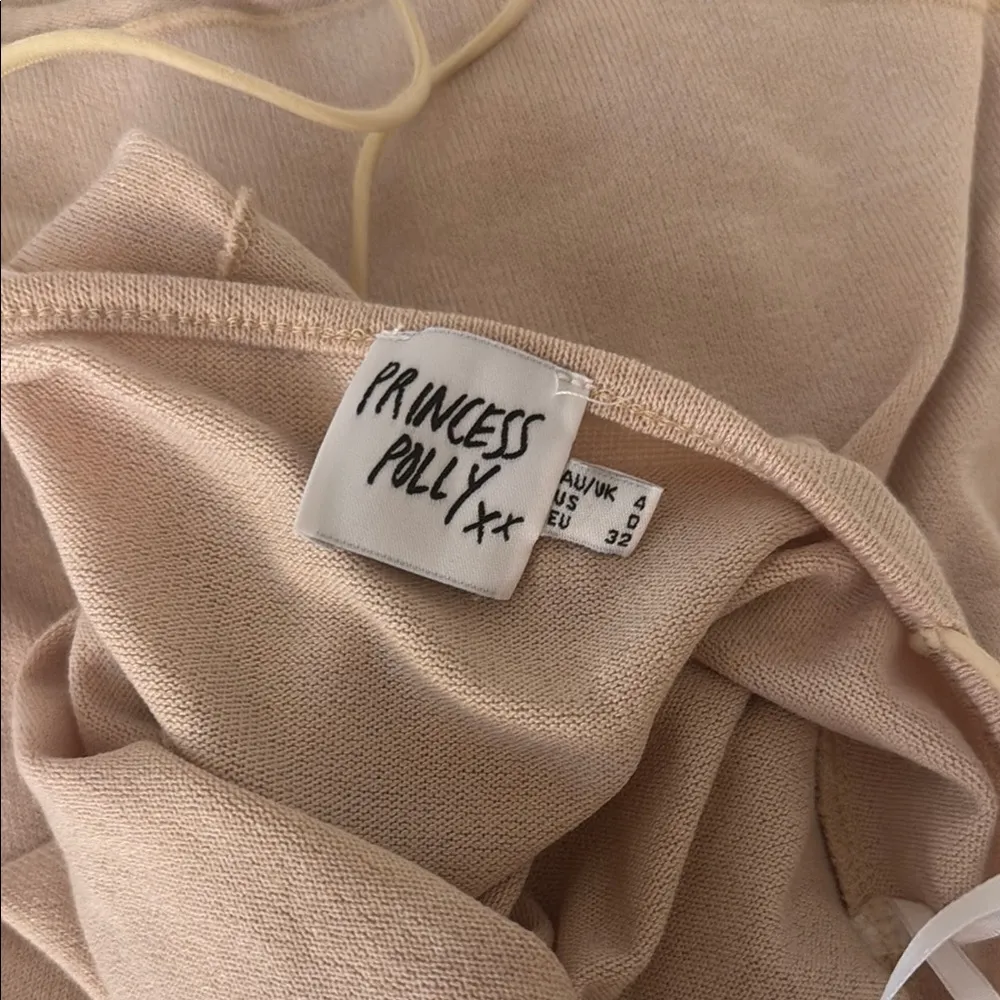 Princess Polly Cream Maxi Dress - Image 5