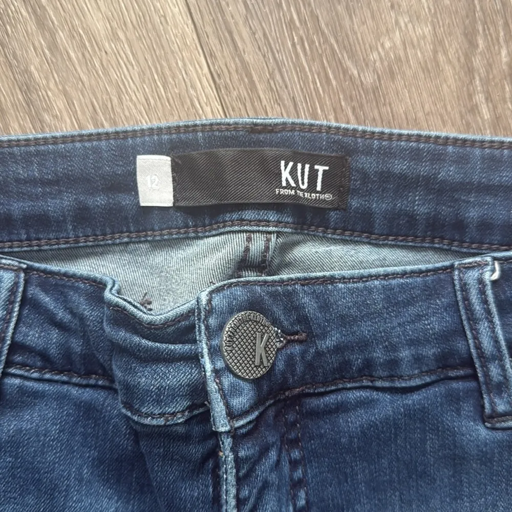 Kut from the Kloth Blue Skinny Jeans Modern Fit Fan Ab Ankle Skinny 12 - Image 2