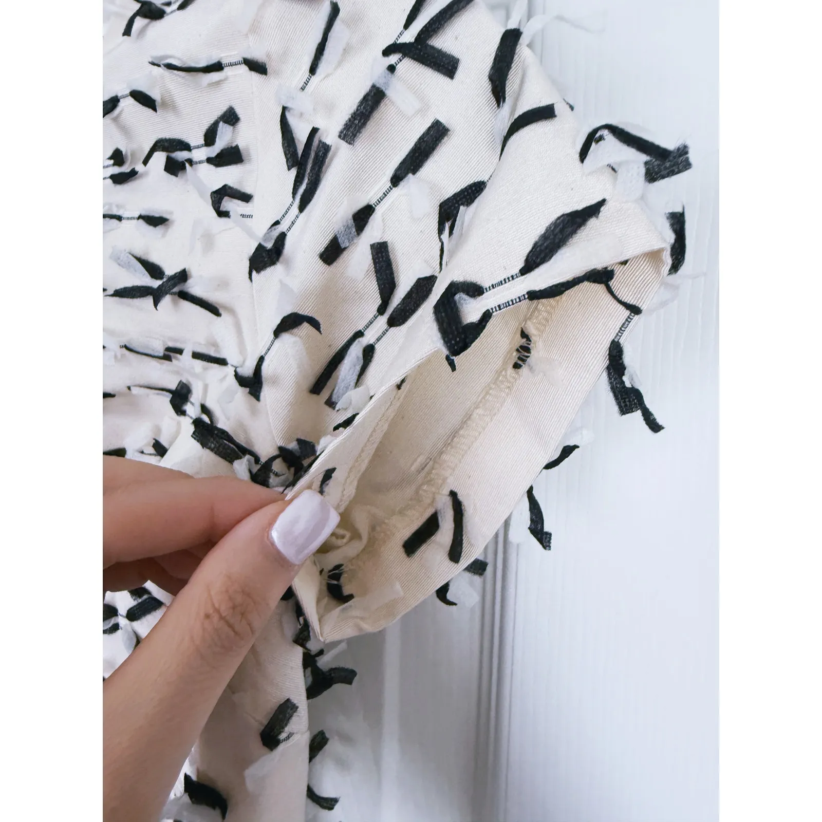 NWT Sail to Sable Shift Dress Black Bows Cream 0 Old Money Vintage Preppy Career - Image 8