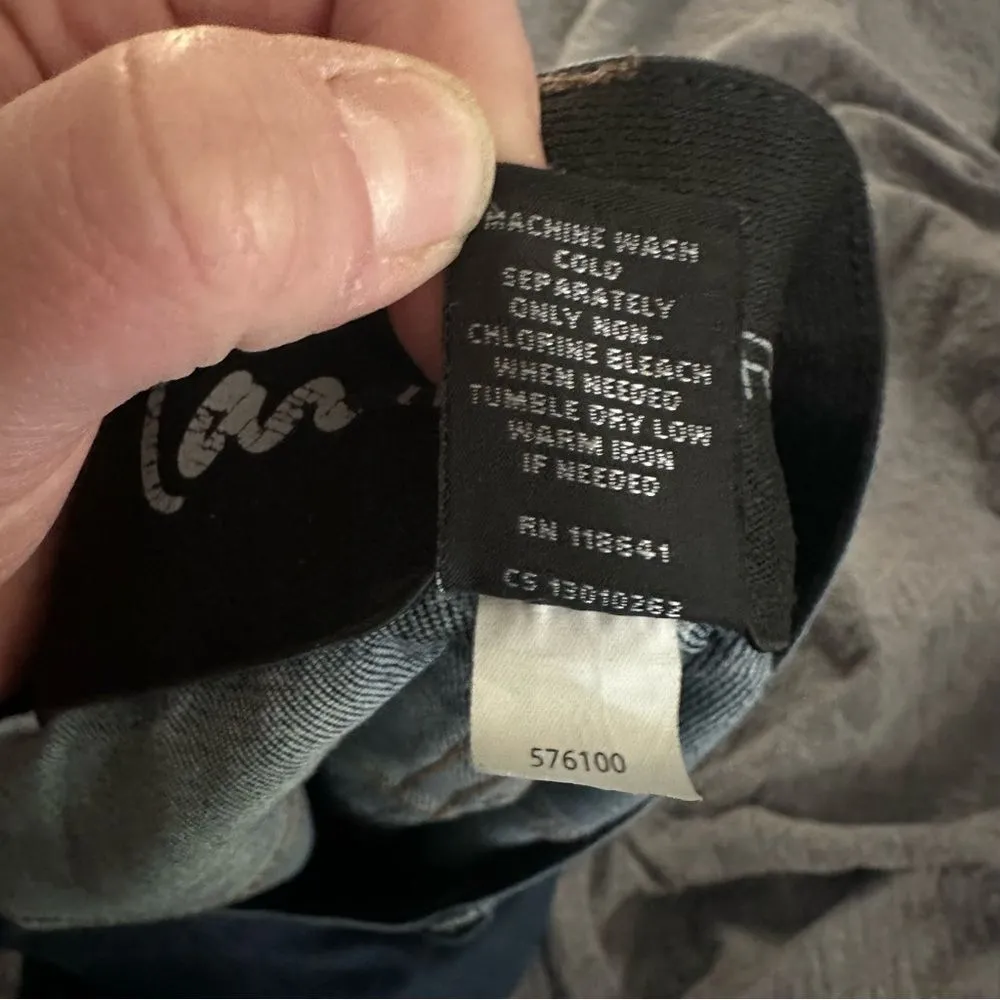 Lane Bryant 24R straight leg dark wash jeans - Image 4