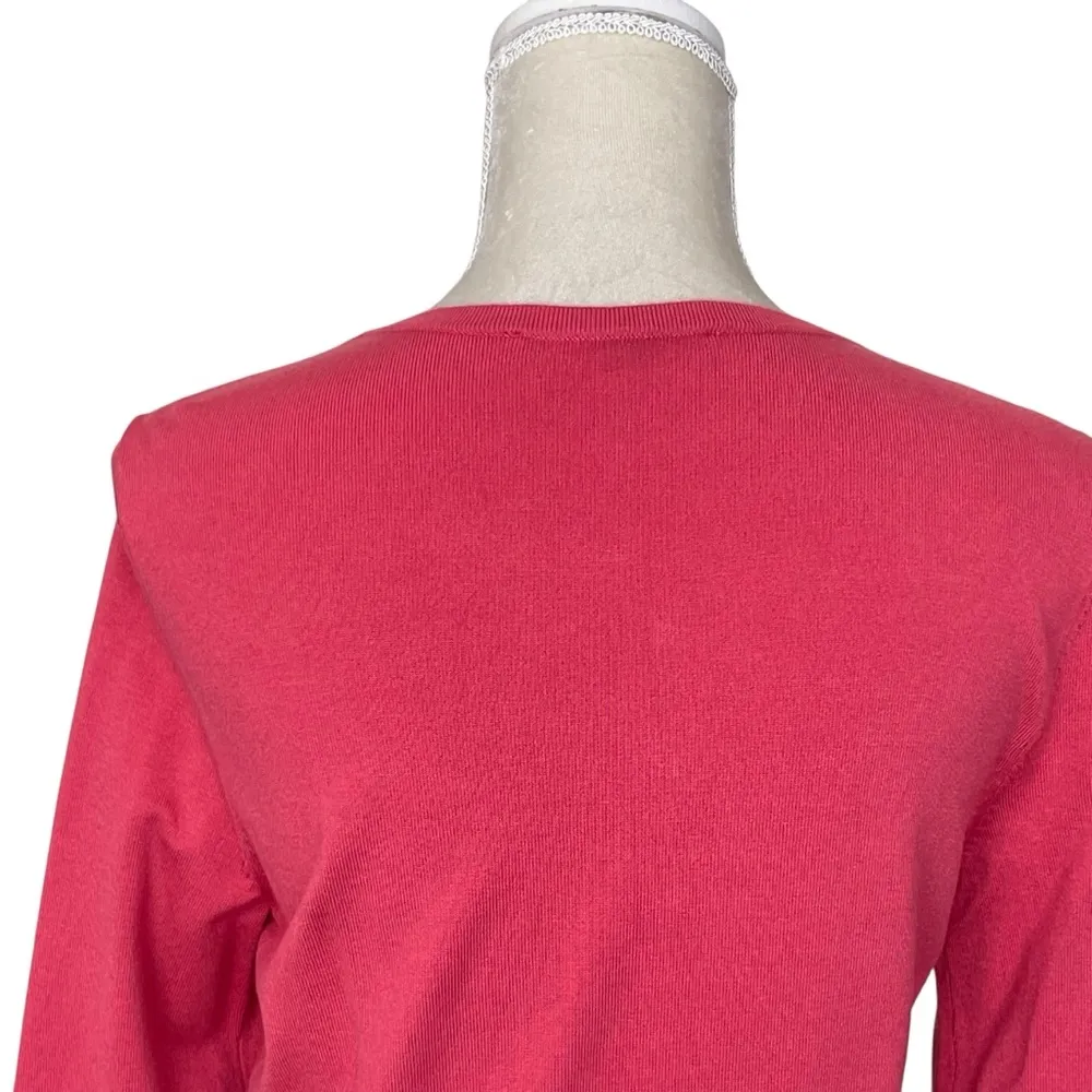 White House Black Market 3/4 Sleeves Cardigan Women’s S Gold Tone Buttons - Image 5