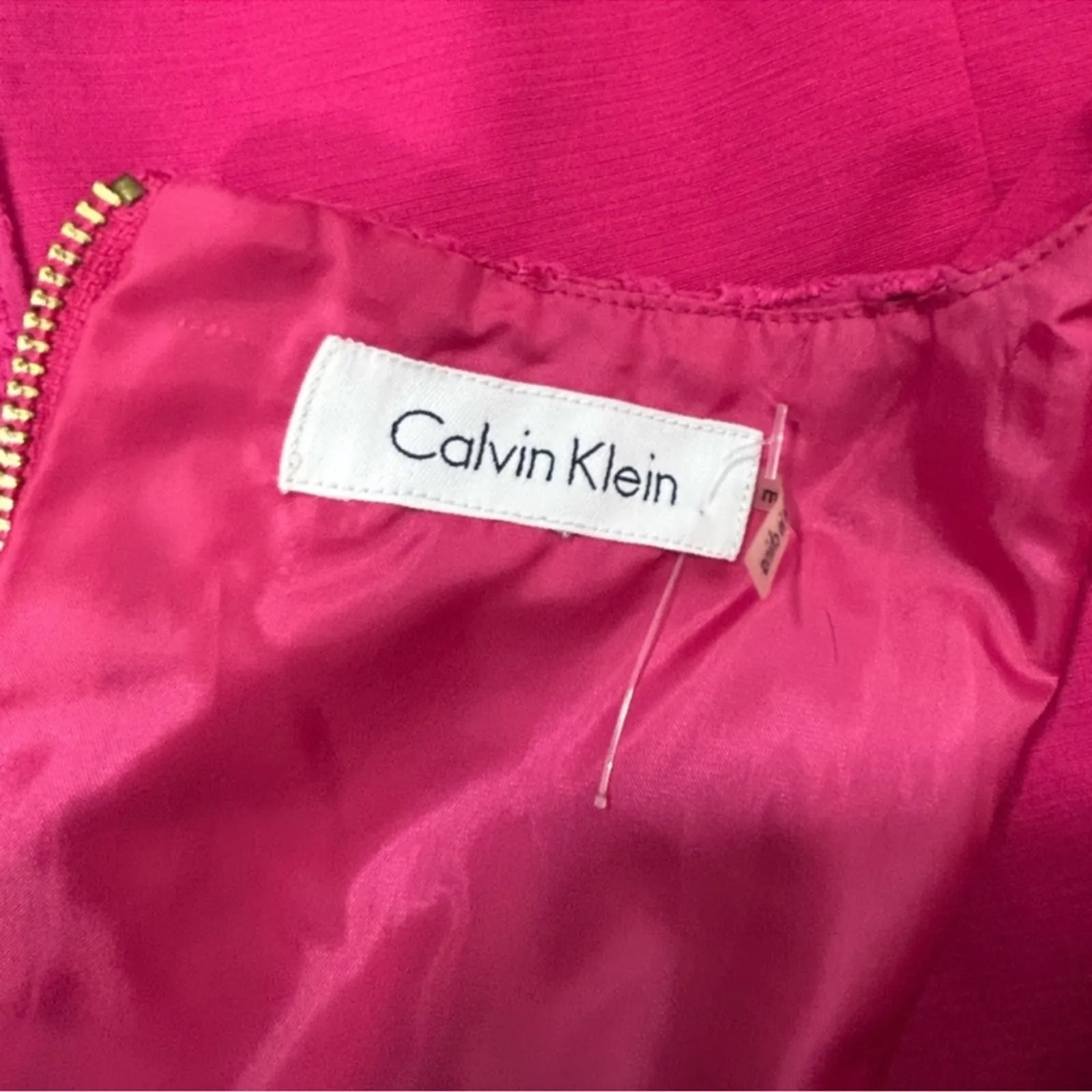 Calvin Klein Pink Sheath Dress Size 10 – Sleek & Feminine - Image 9