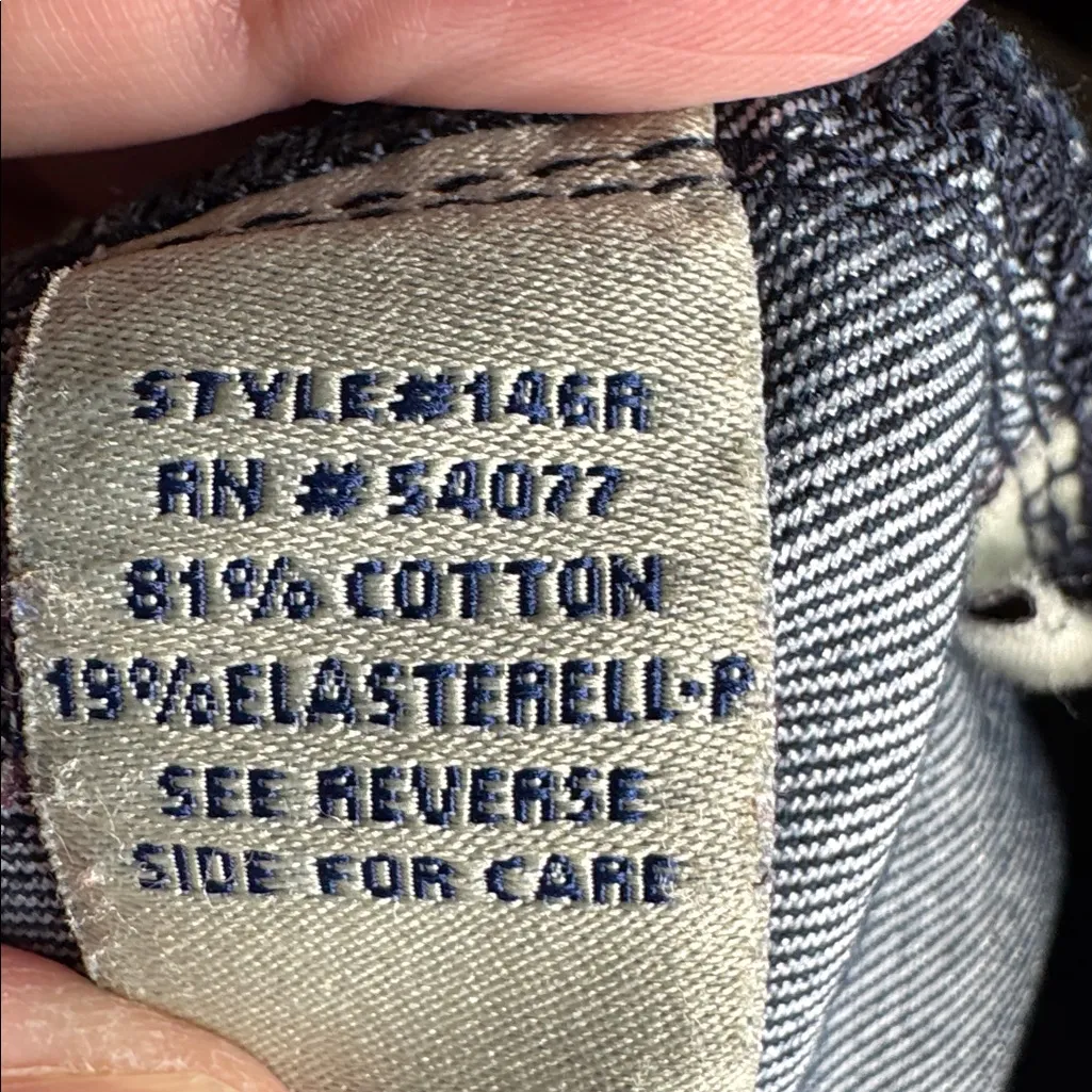 CAbi Farrah Flare Wide Leg Trouser Jeans – Size 6 – Dark Wash - Image 11