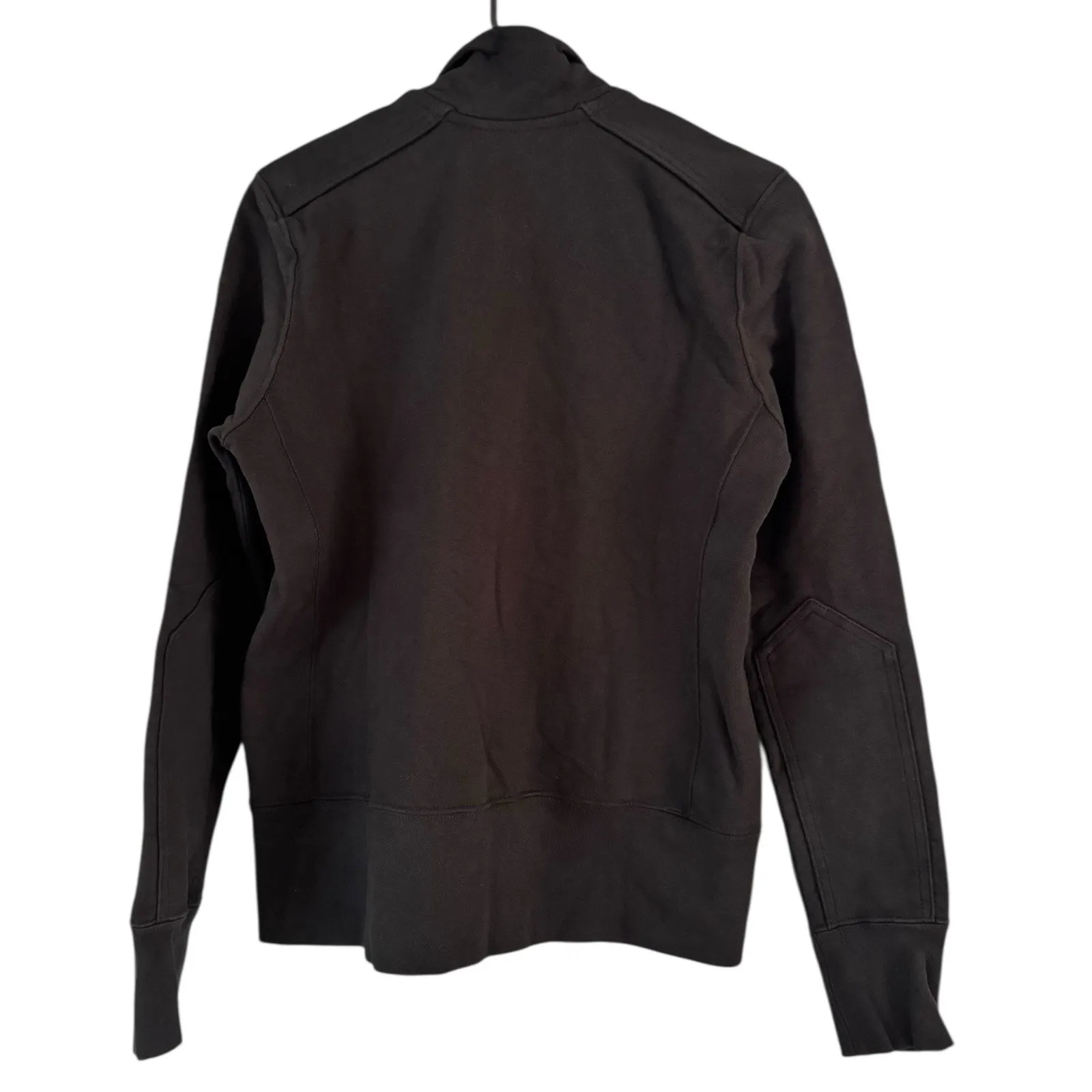 NWOT American Giant Women’s Moto Full Zip Original Heavyweight Sweatshirt XS Black - Image 5