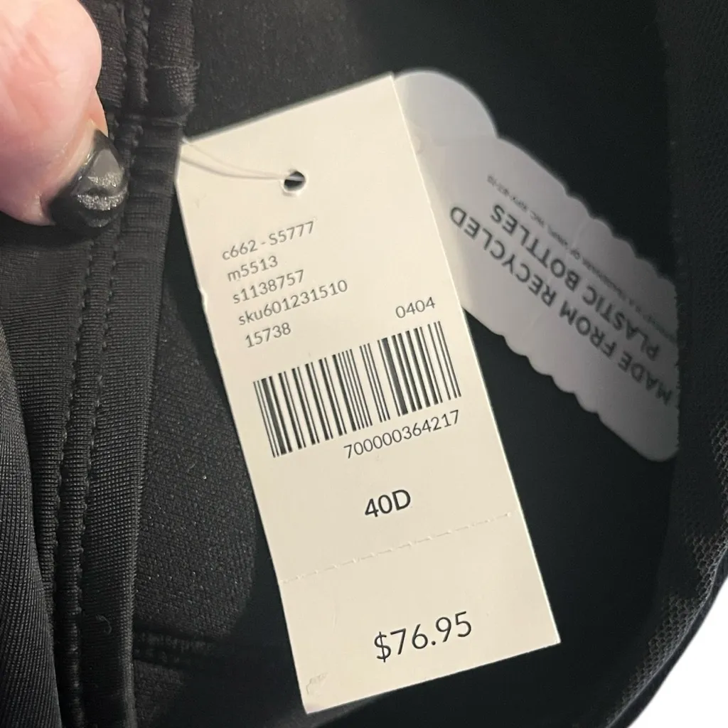 Lane Bryant bra size 40D black swim top - Image 9