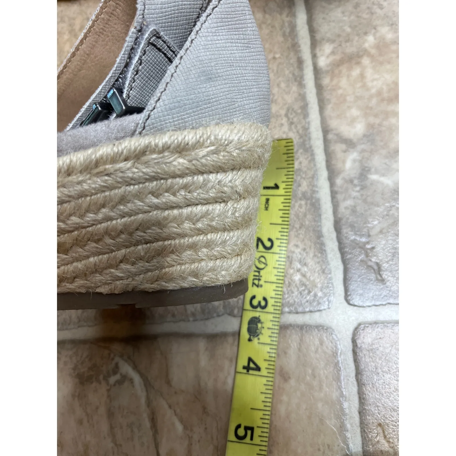 Earth‎ Origins Naples Natasha Wedge Sandals Size 9 M Leather Upper - Image 9