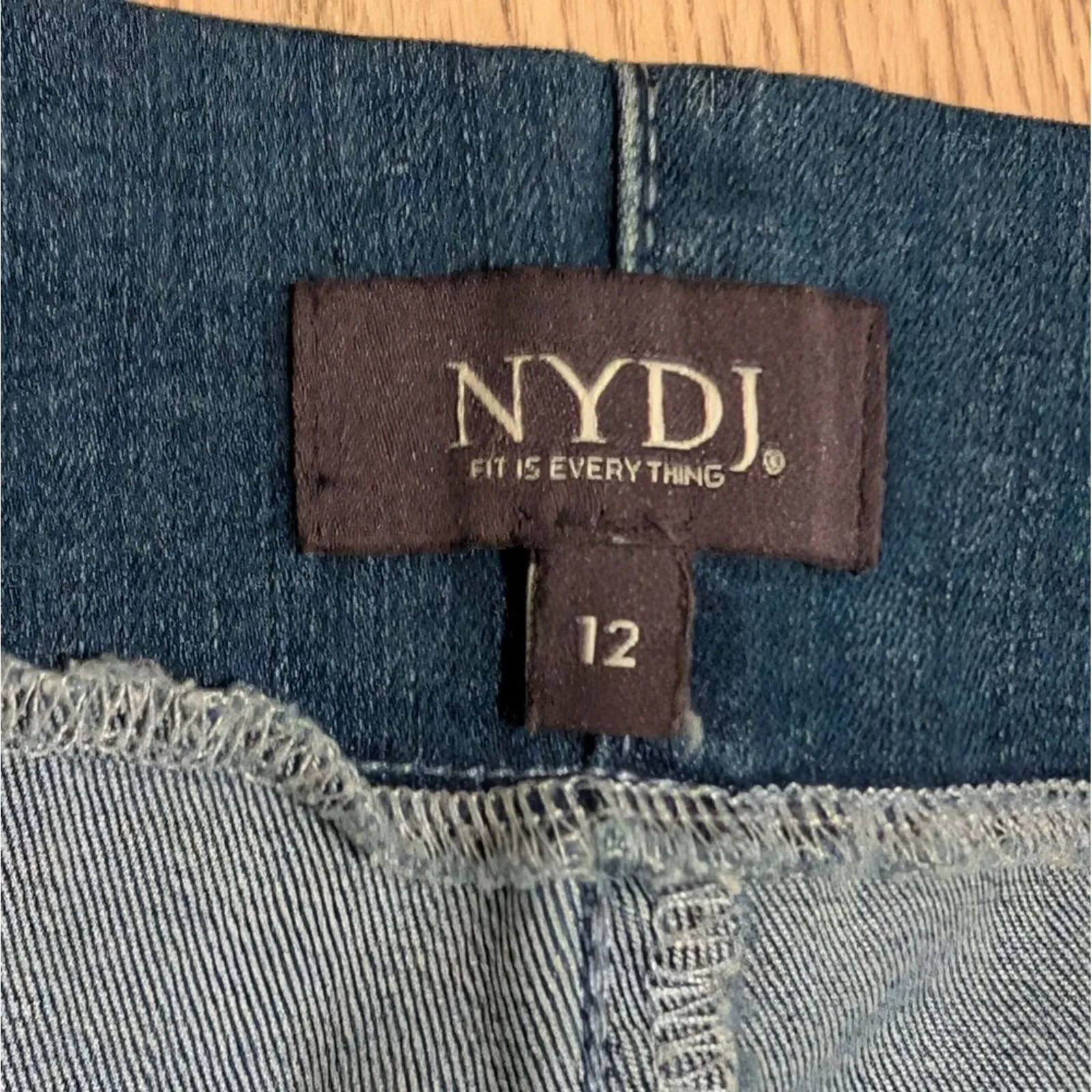 NYDJ Jeans Womens 12 Pull On Cool Embrace Faded Wash Jeggings Lift Tuck Tech - Image 4