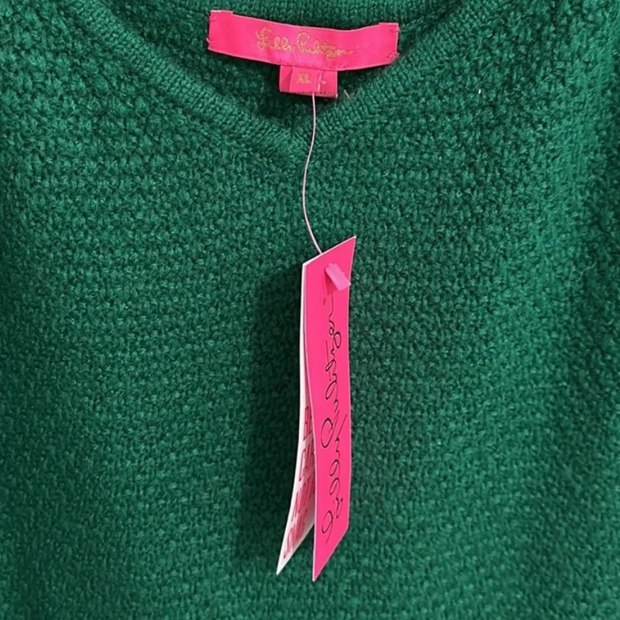 Lilly Pulitzer Evergreen Kildaire Sleeveless Sweater Tank Top Womens M - Image 5