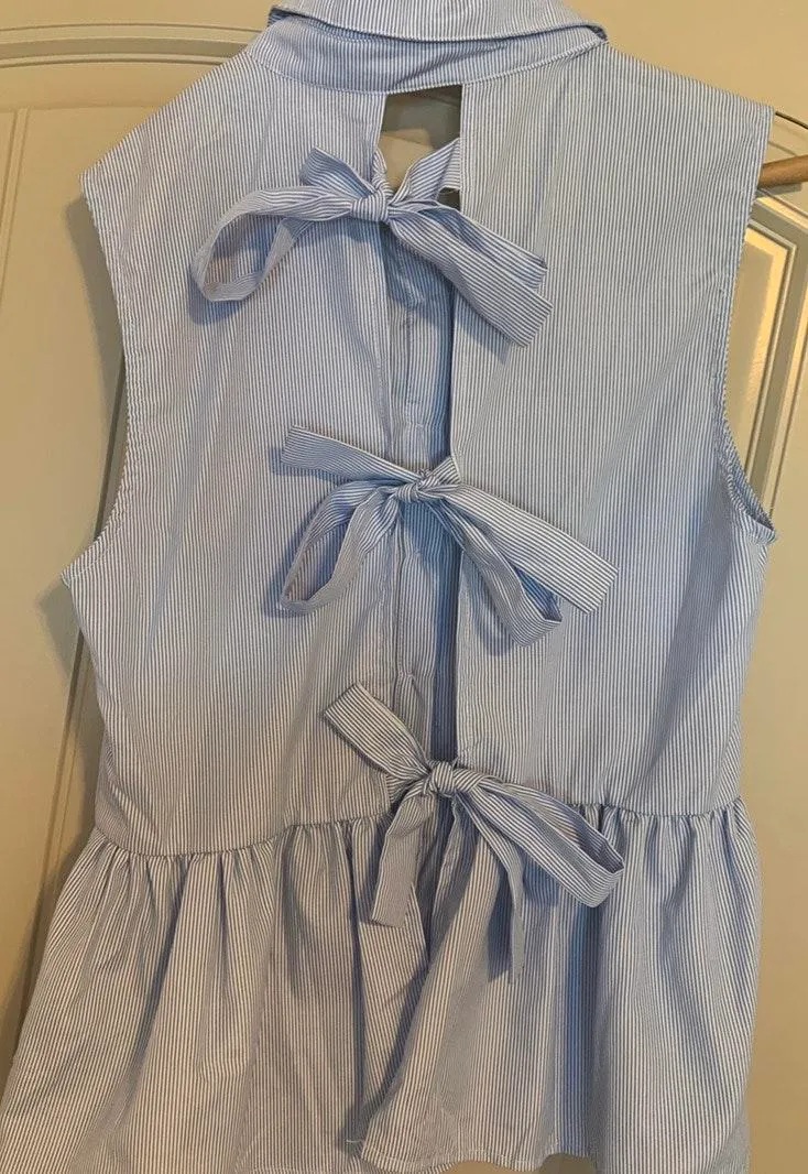 Boutique Bow Tie Blouse - Image 2