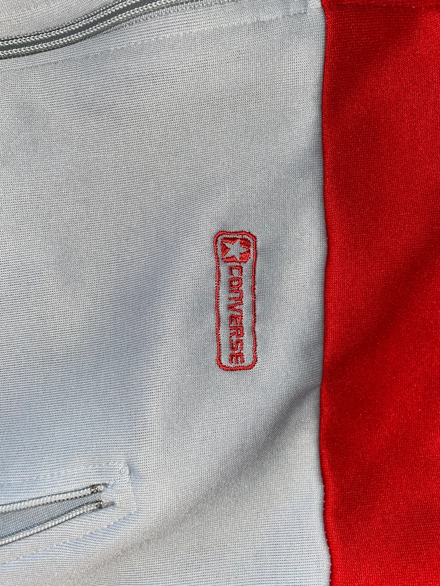 Gray And Red Zip Up  Jacket - Image 4