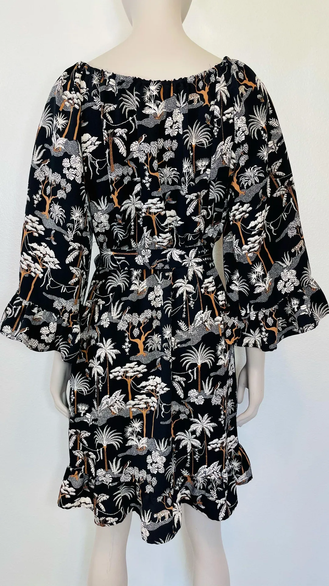 African Safari Print Dress - Image 3