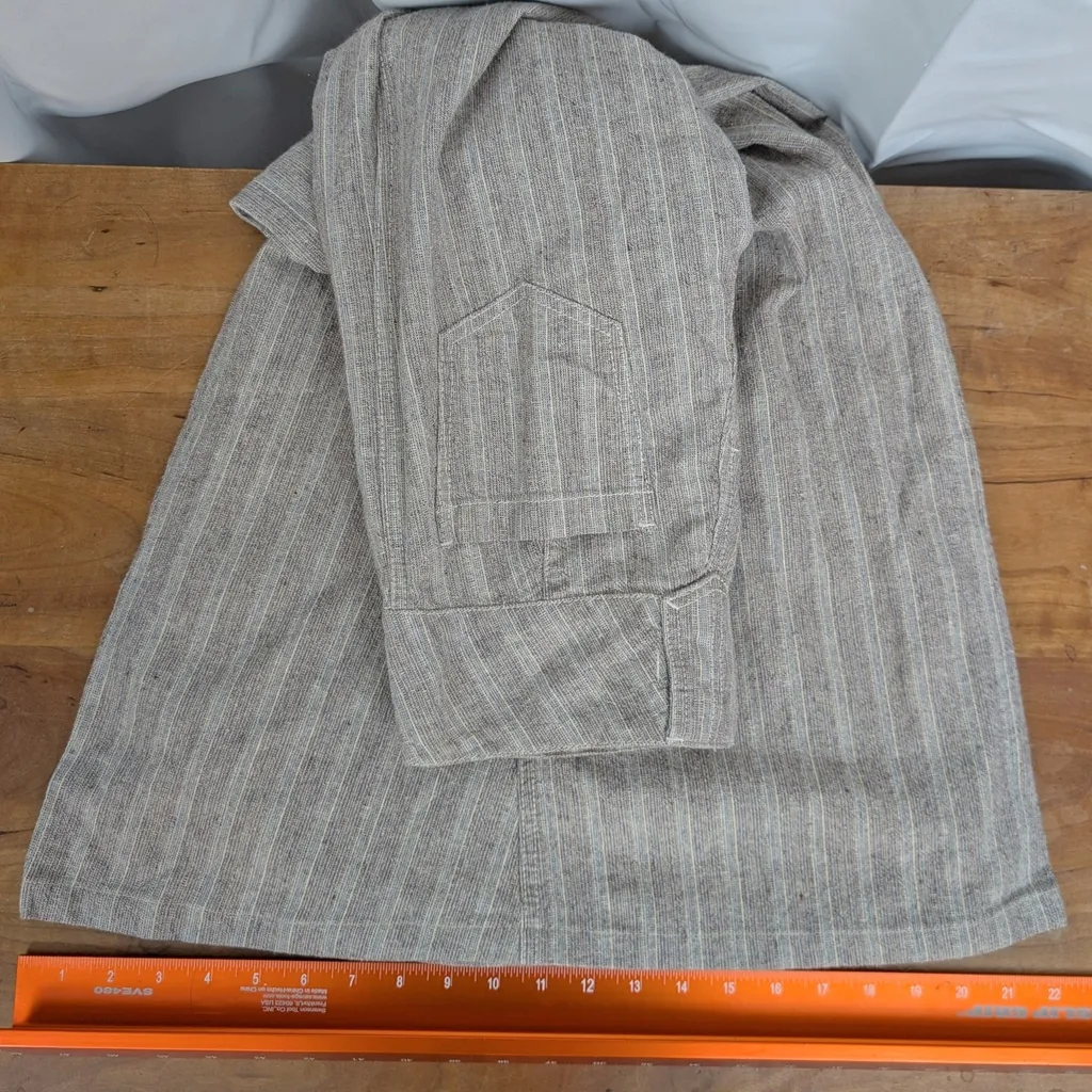 Free People Super Flared Cotton-Linen Blend Pants 0 - Image 5