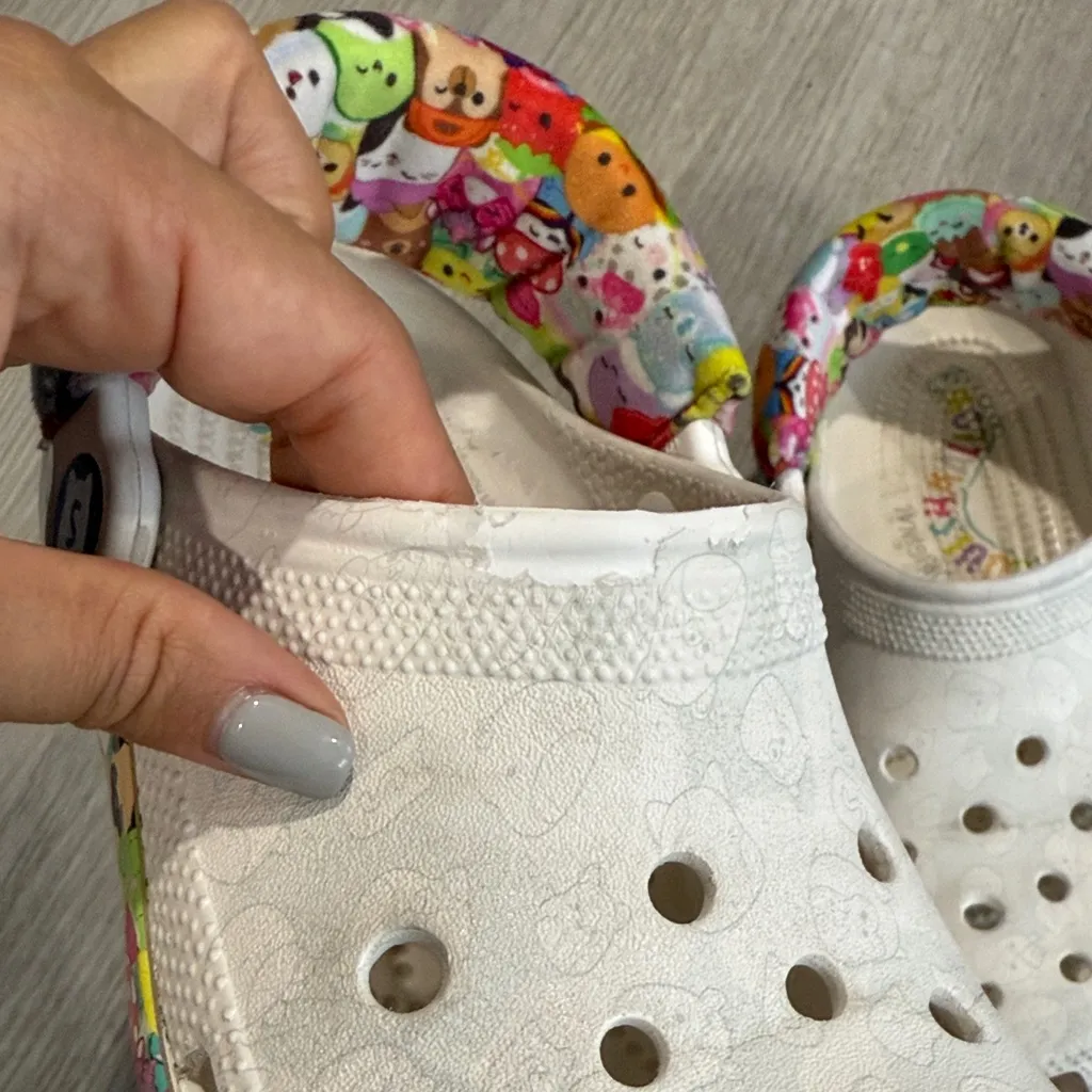 CROCS squishmallow White and Multicolor Clogs - Image 8
