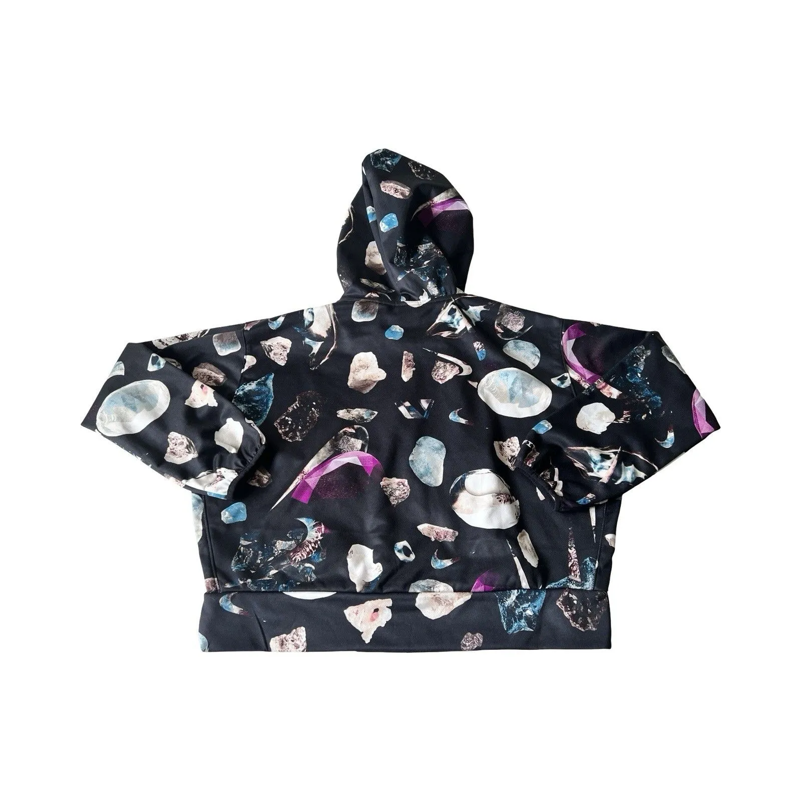 Nike Dri-Fit‎ Fly Gemstone Pullover Basketball Hoodie Women's XS Zip Pouch - Image 6