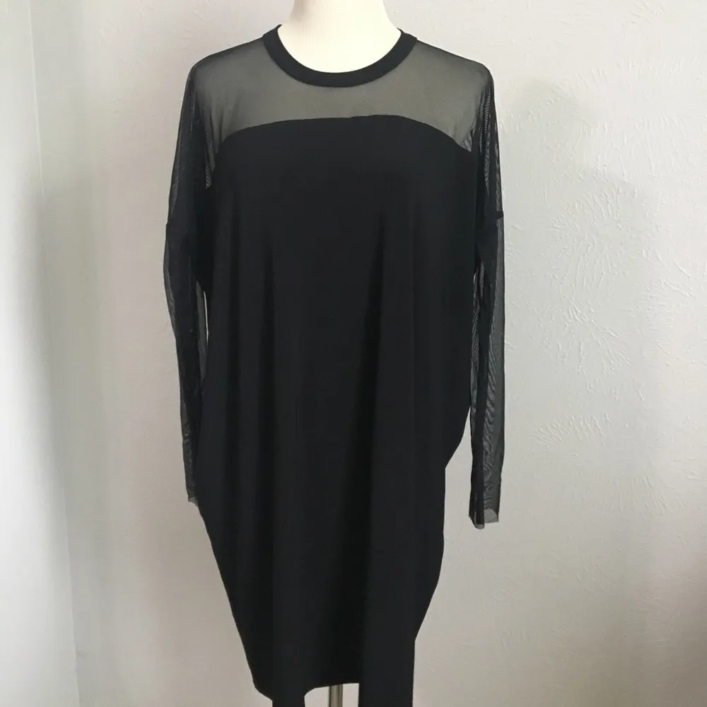 KAMALIKULTURE by Norma Kamali illusion top dress Sz small - Image 4