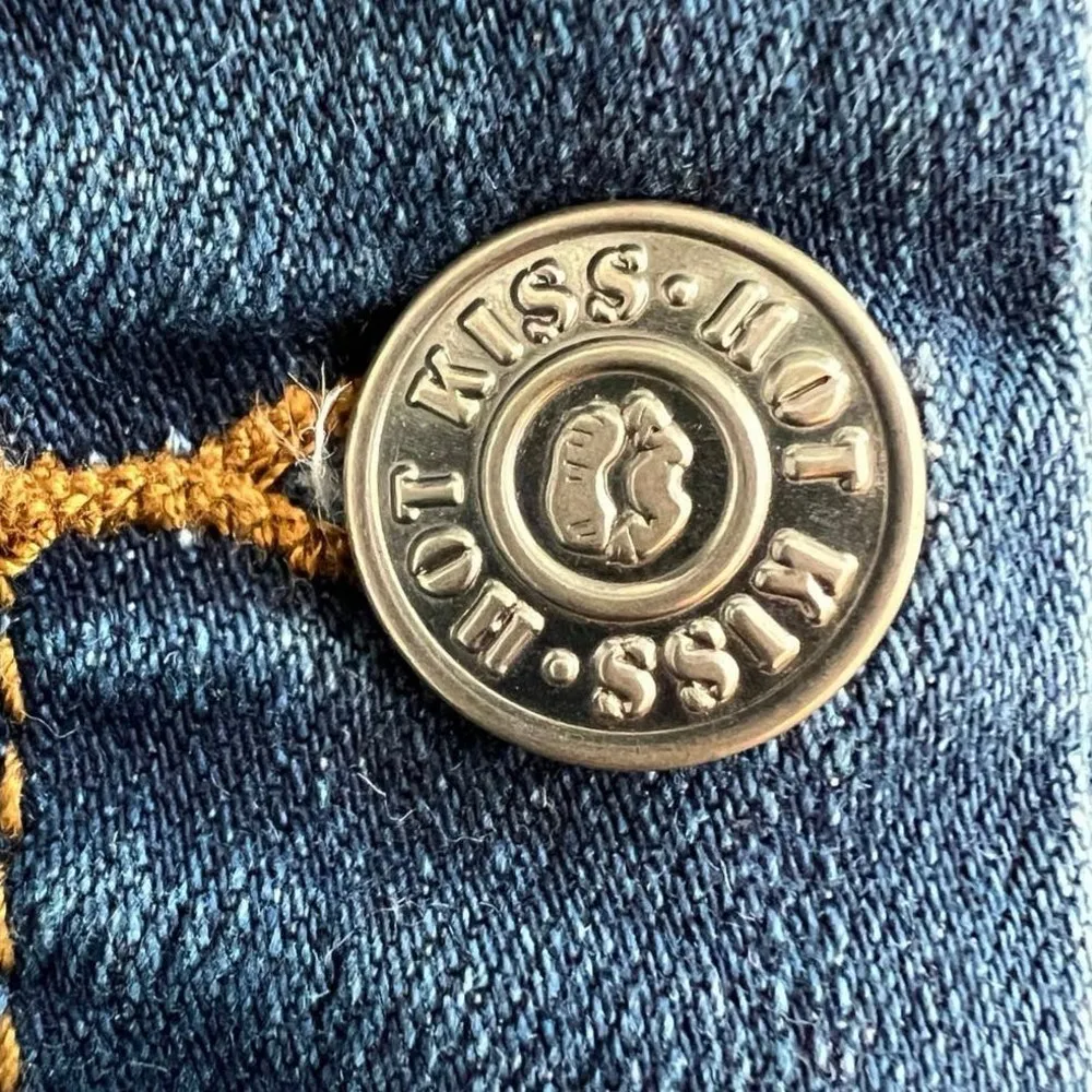 Hot Kiss Skylar Skirt Full Button Denim Mini Skirt, Size M - Image 5