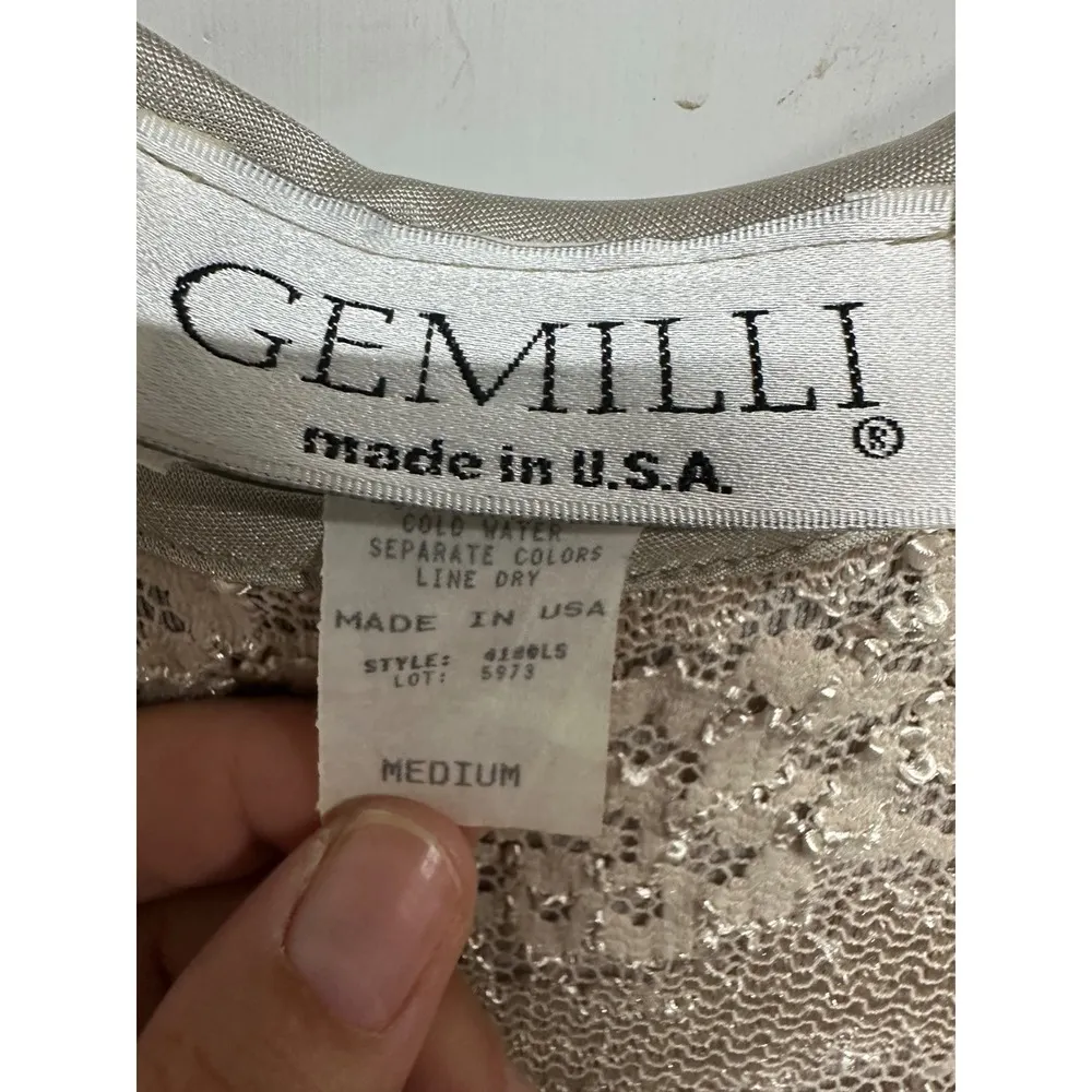 Gemilli Vintage Lace Lined T - Image 4