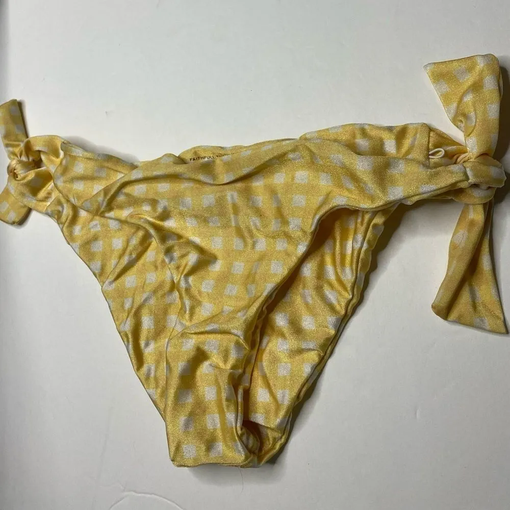 Faithfull the Brand Gingham Bikini Bottom - Image 3