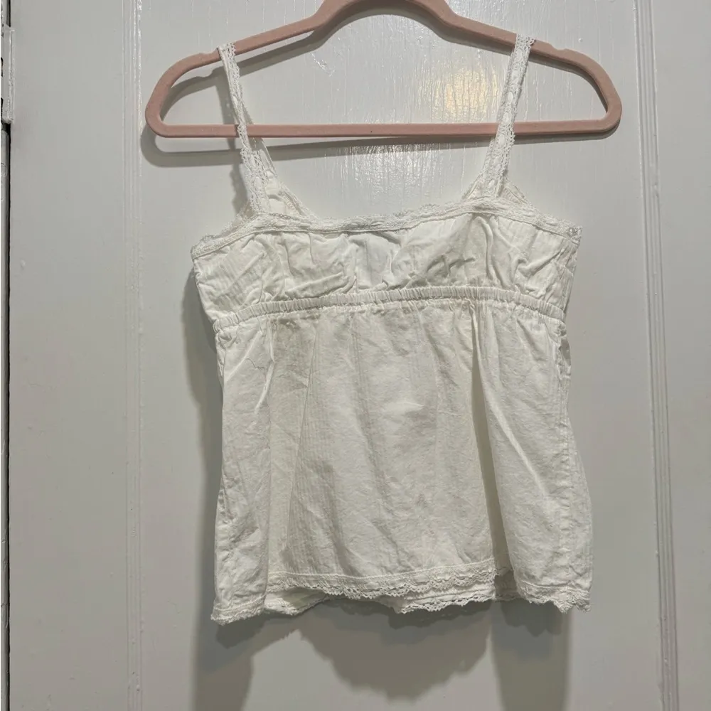 White Babydoll Lace Tank - One Size - NWT - Image 3