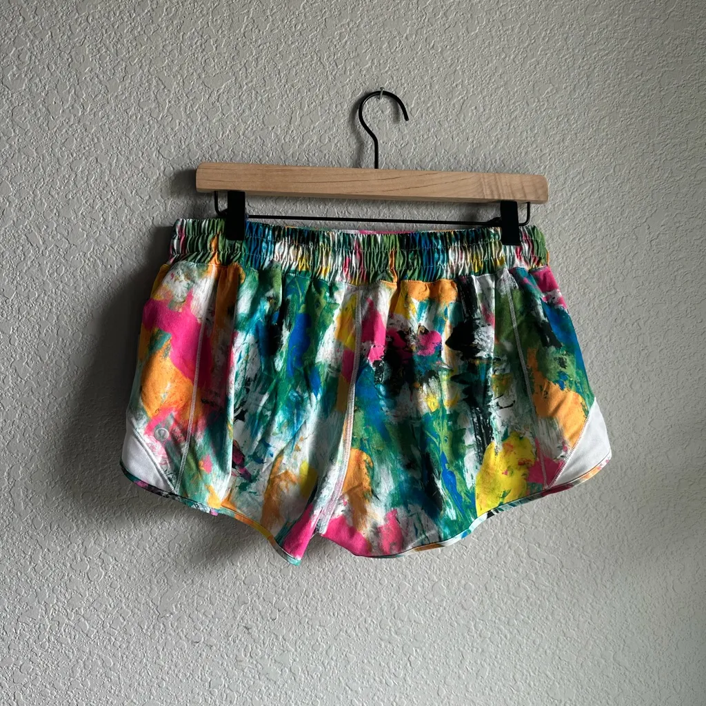 💚🆕Lululemon Hotty Hot No Limits Multicolor Athletic Shorts✨NWT✨ - Image 6